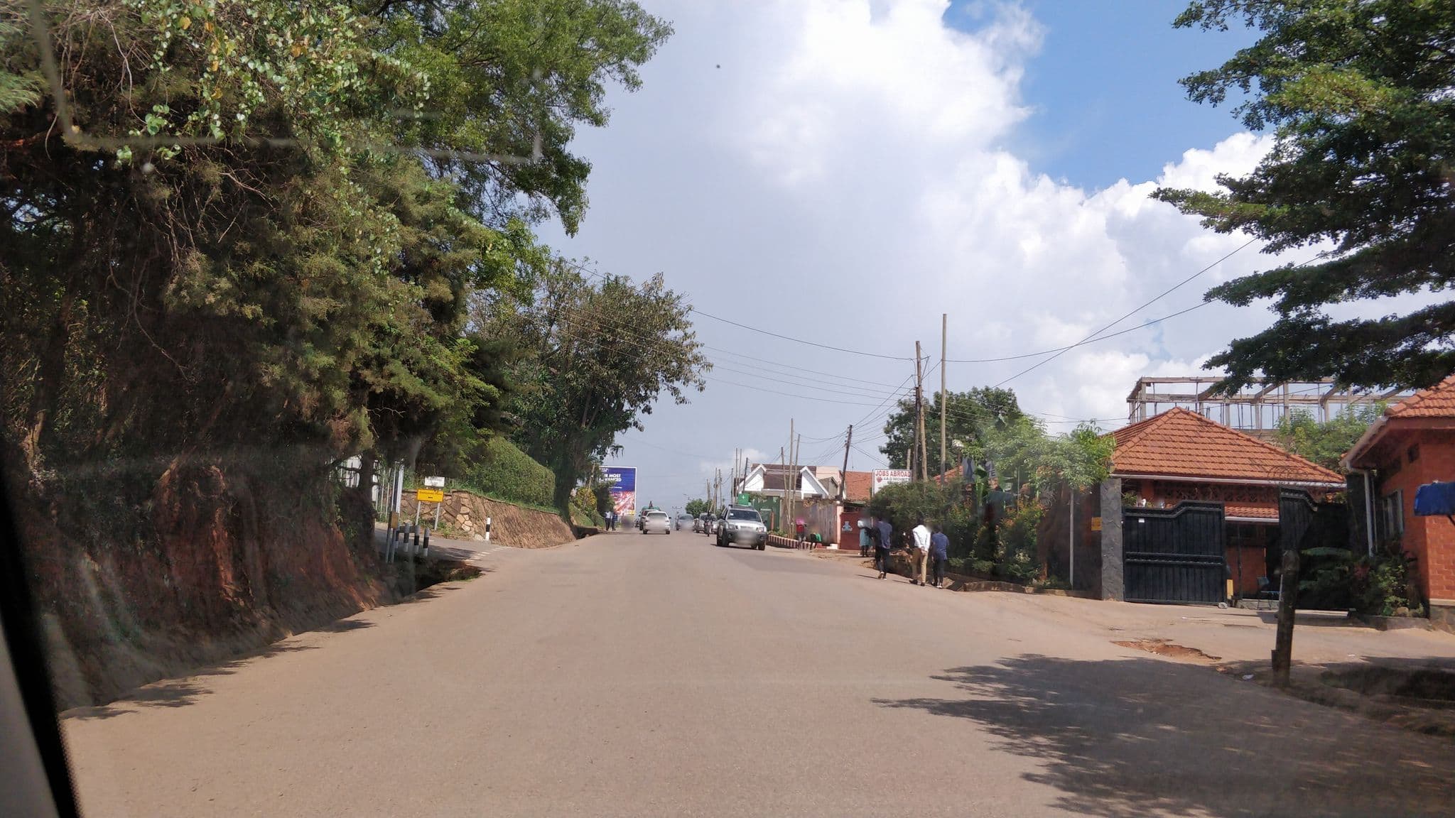 Street view near SEB Hotel, Kampala