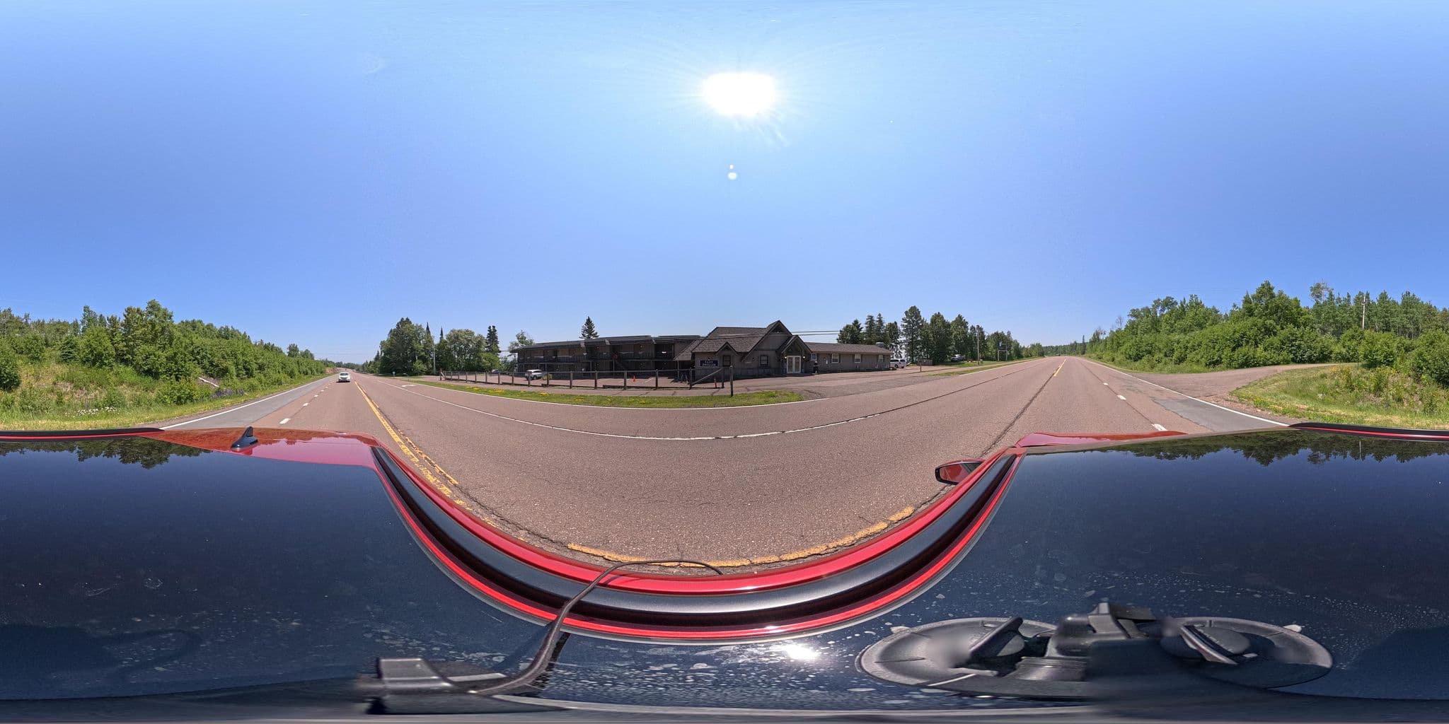 Street view near Cliff Dweller on Lake Superior, Grand Marais