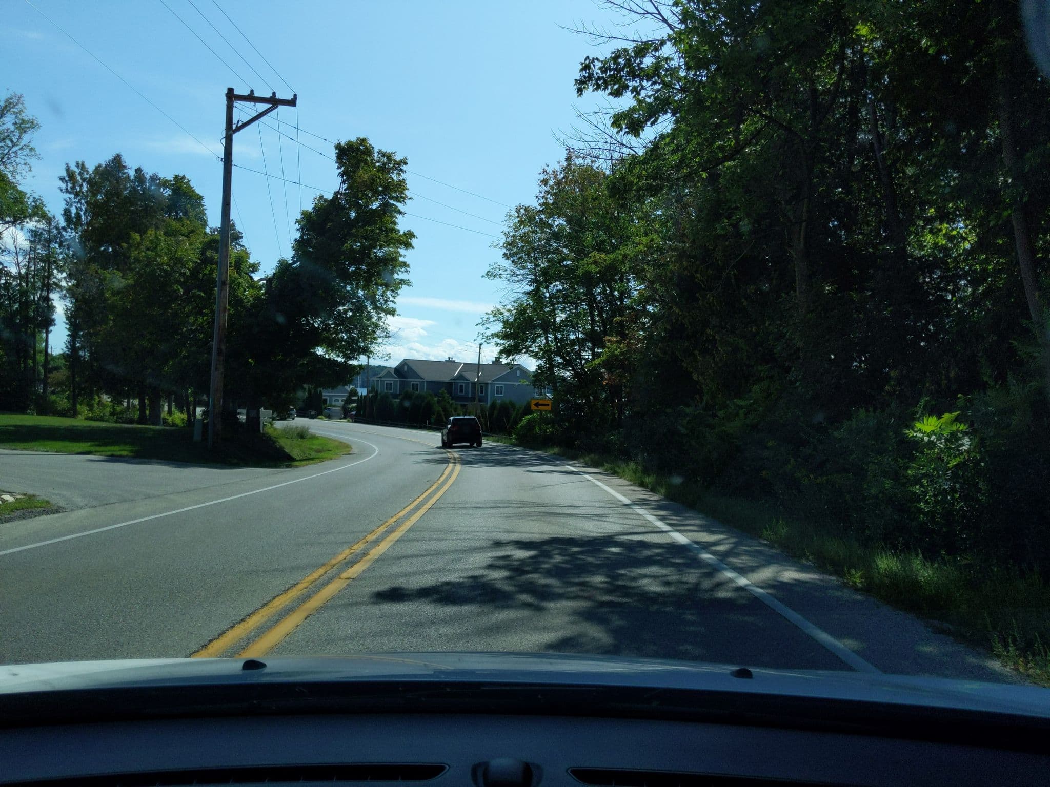 Street view near The Liberty Lodge at Sister Bay, Menominee — © iandees (CC BY-SA · Mapillary)