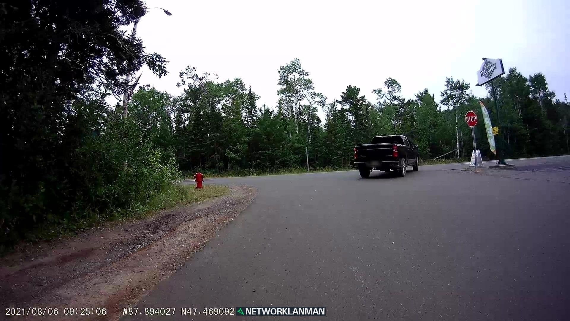 Street view near Bear Den Cabin, Laurium — © networklanman (CC BY-SA · Mapillary)