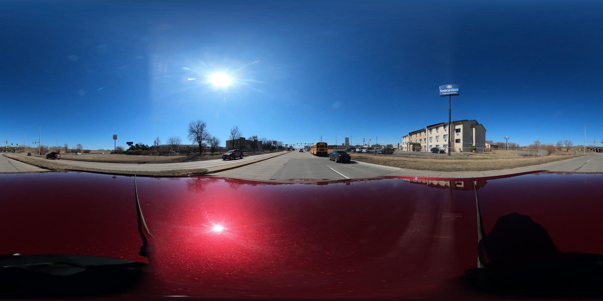 Street view near Boarders by Cobblestone, Evansdale — © Hopen111 (CC BY-SA · Mapillary)