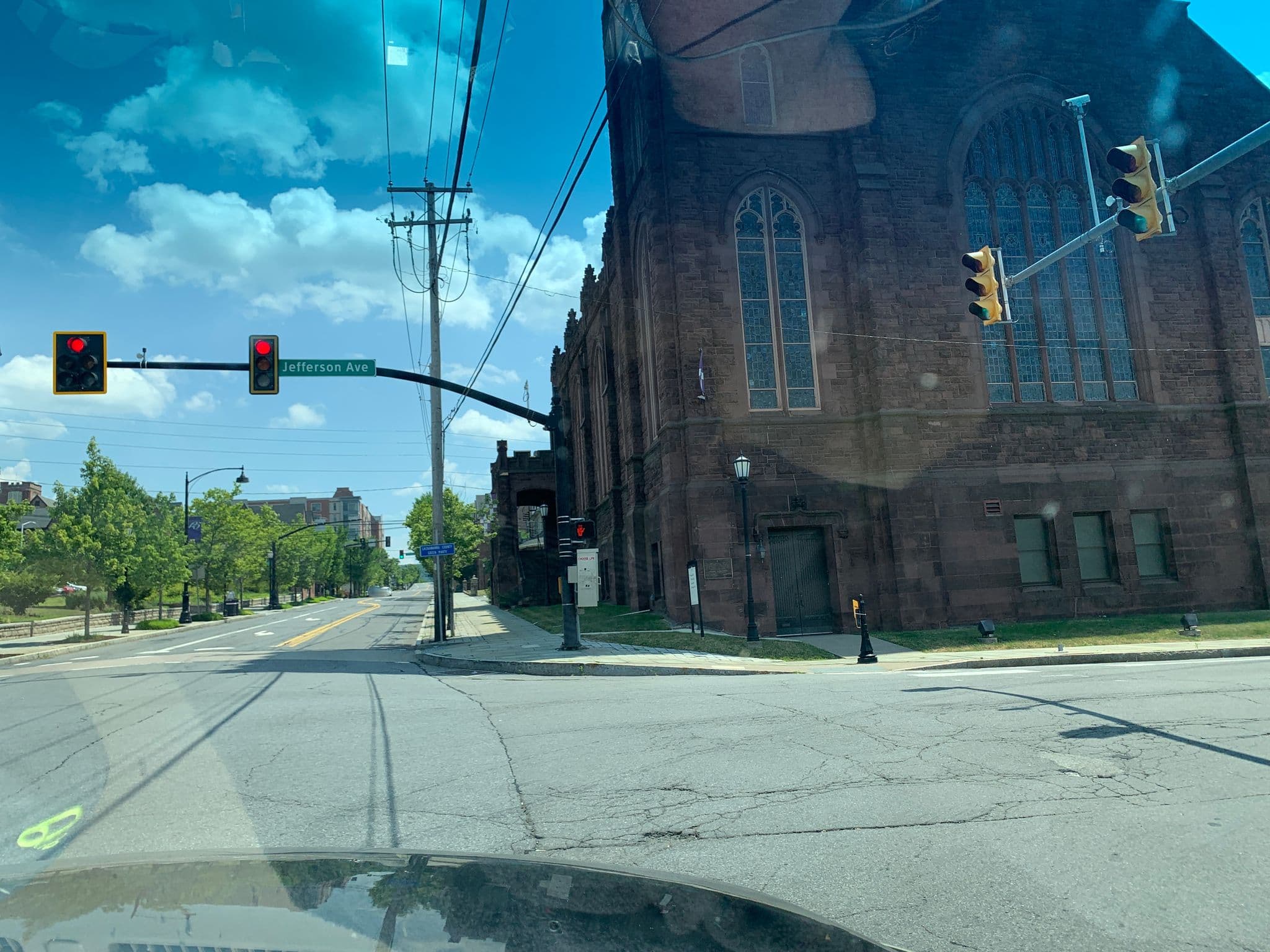 Street view near The Colonnade, Scranton — © mdroads (CC BY-SA · Mapillary)