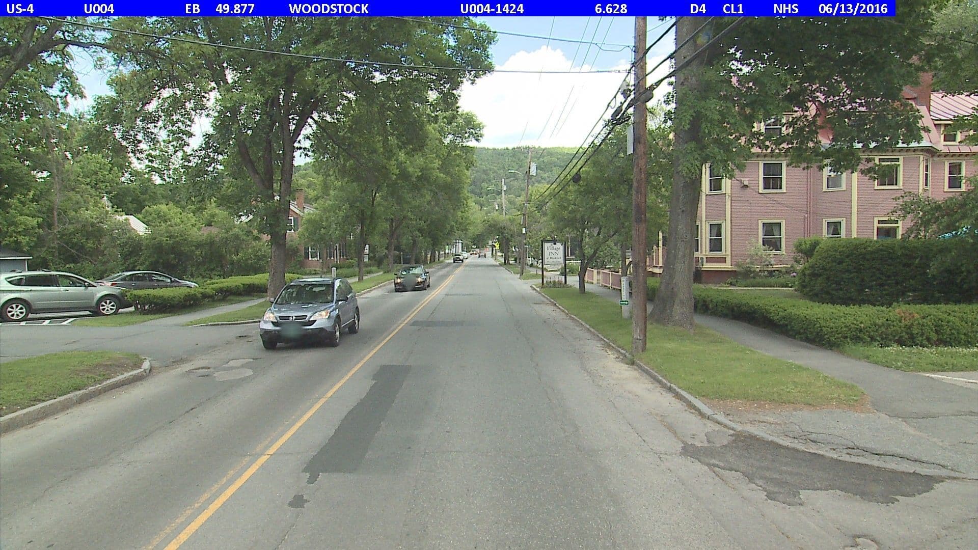 Street view near The Village Inn of Woodstock, White River Junction — © vtrans_row (CC BY-SA · Mapillary)