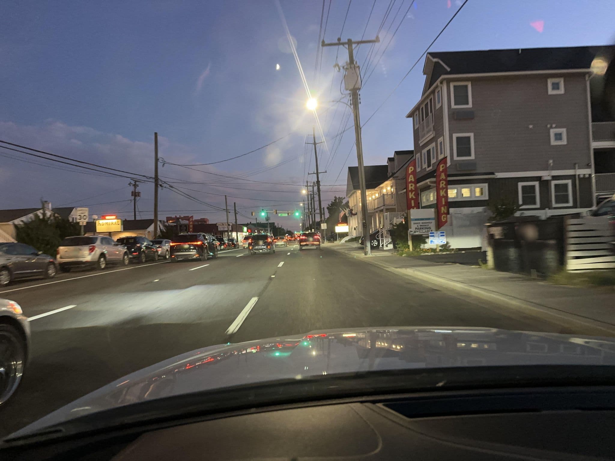 Street view near South Wind Apartments, West Ocean City