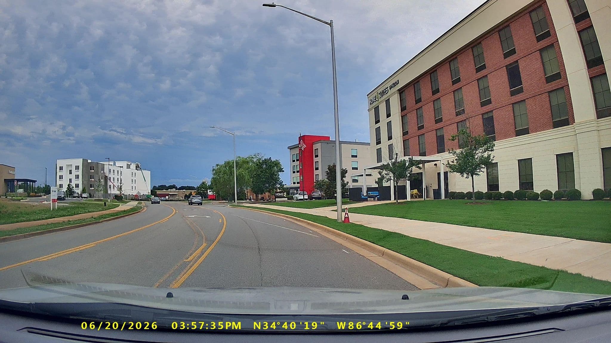 Street view near Home2 Suites by Hilton Madison Huntsville Airport, Redstone Arsenal — © argwx256 (CC BY-SA · Mapillary)