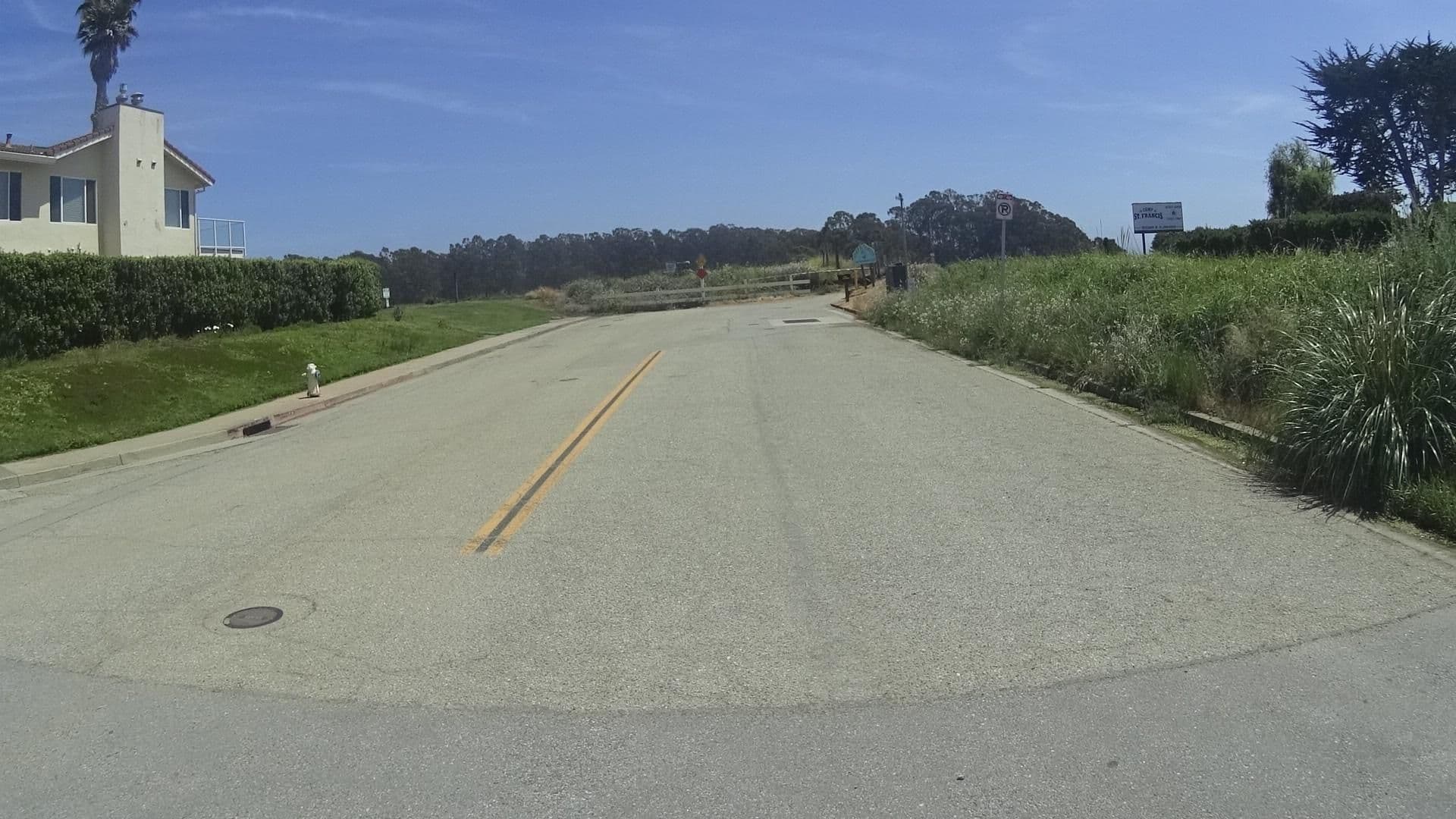 Street view near Camp Saint Francis, La Selva Beach — © marker_geo (CC BY-SA · Mapillary)