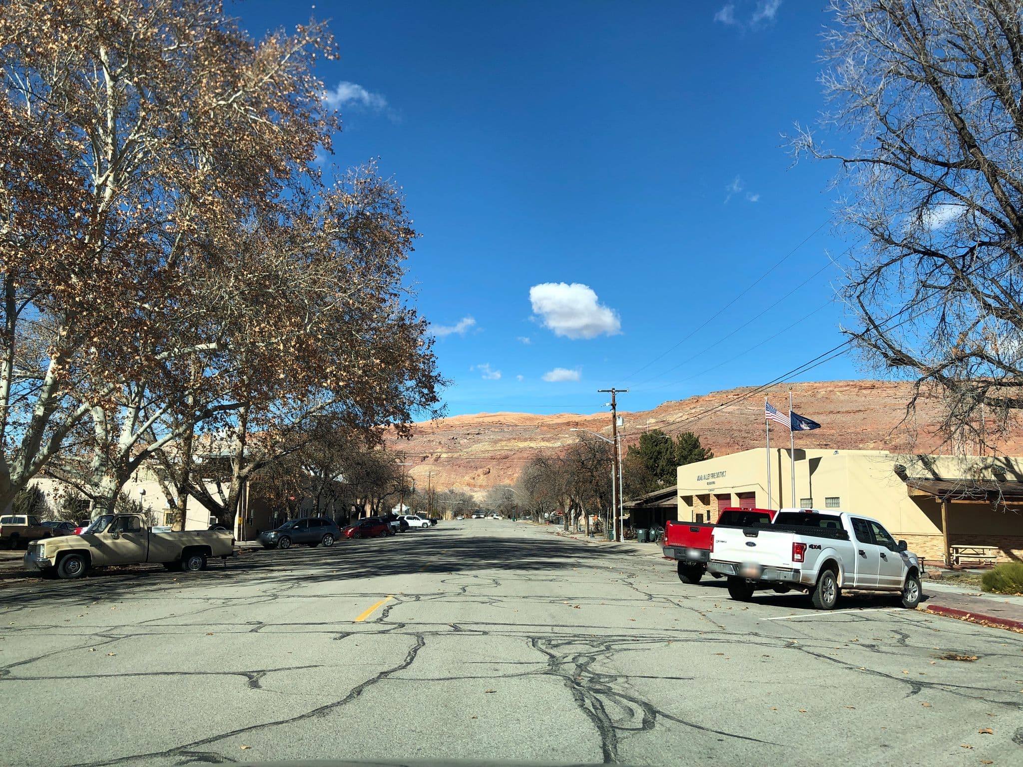 Street view near Kokopelli Inn, Moab