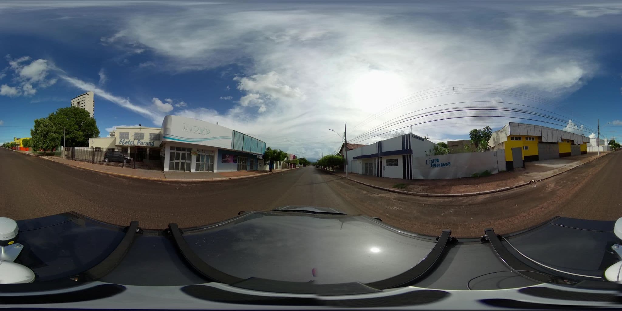 Street view near Hotel Paraná, Rondonópolis — © PMR (CC BY-SA · Mapillary)