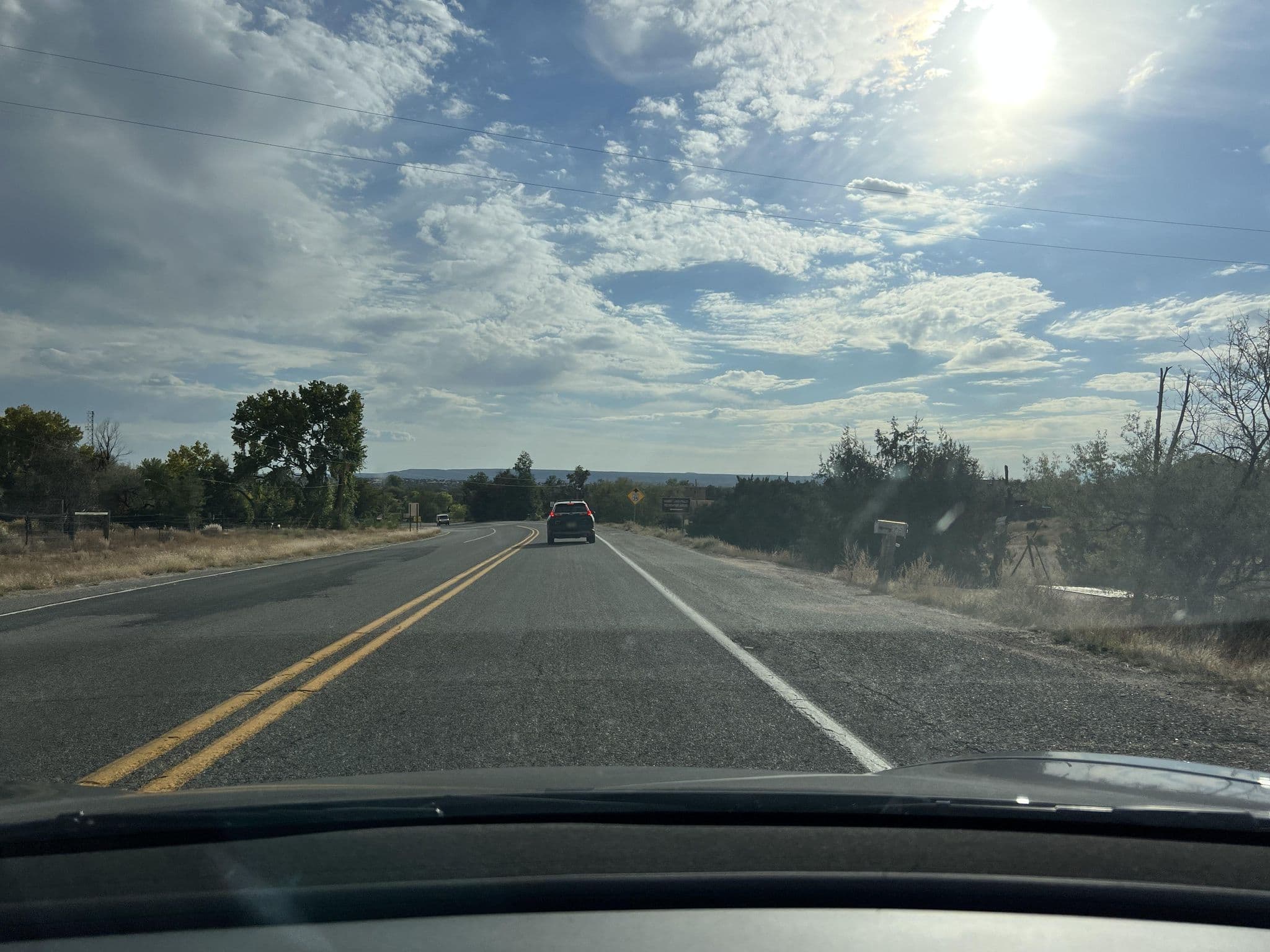 Street view near Nambe Lake-Falls Recreation Area, Nambe — © whitecotton (CC BY-SA · Mapillary)