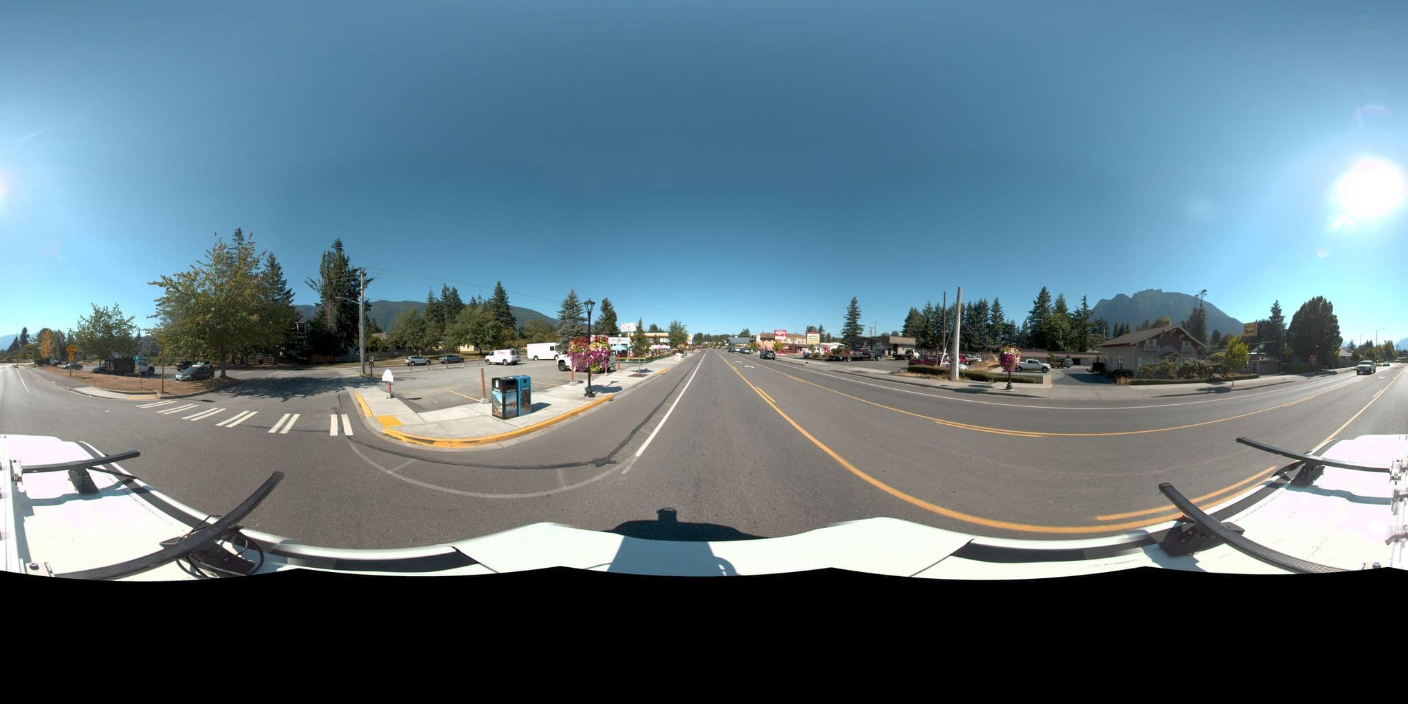 Street view near North Bend Motel, Tanner — © rking (CC BY-SA · Mapillary)