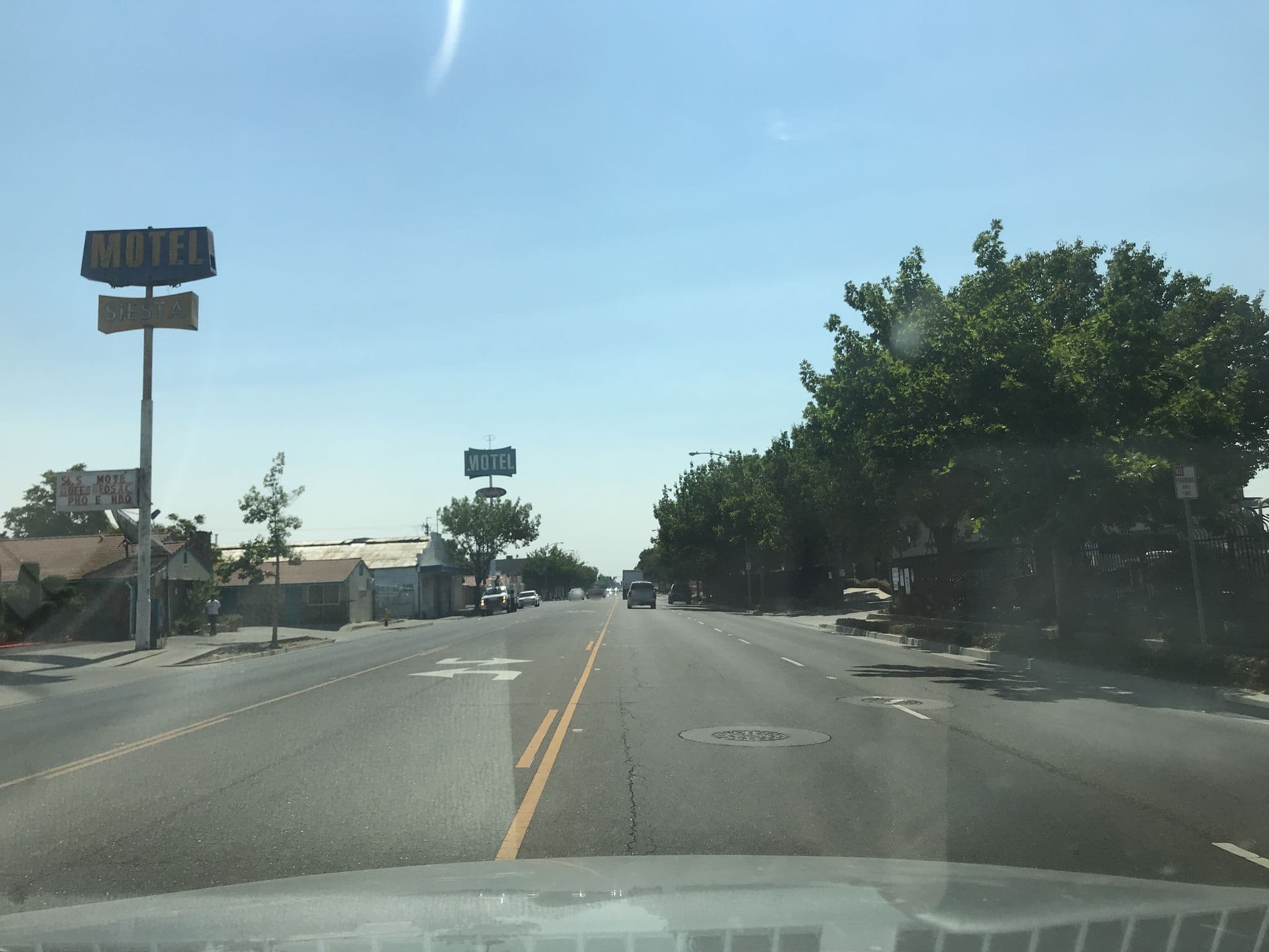 Street view near Siesta Motel, Merced — © technodino (CC BY-SA · Mapillary)