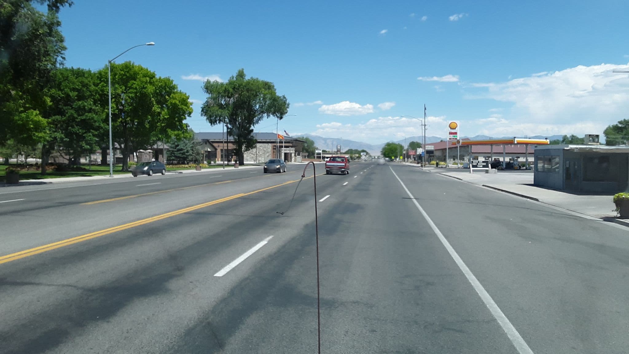 Street view near Rancher Motel & Cafe, Centerfield — © jbthemilker (CC BY-SA · Mapillary)