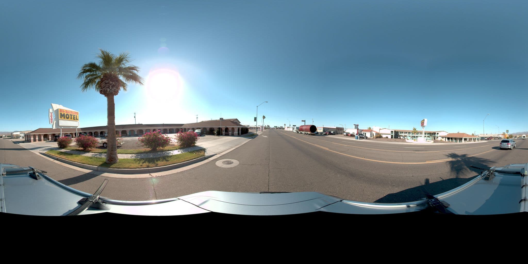 Street view near El Rancho Motel, Big River — © rking (CC BY-SA · Mapillary)