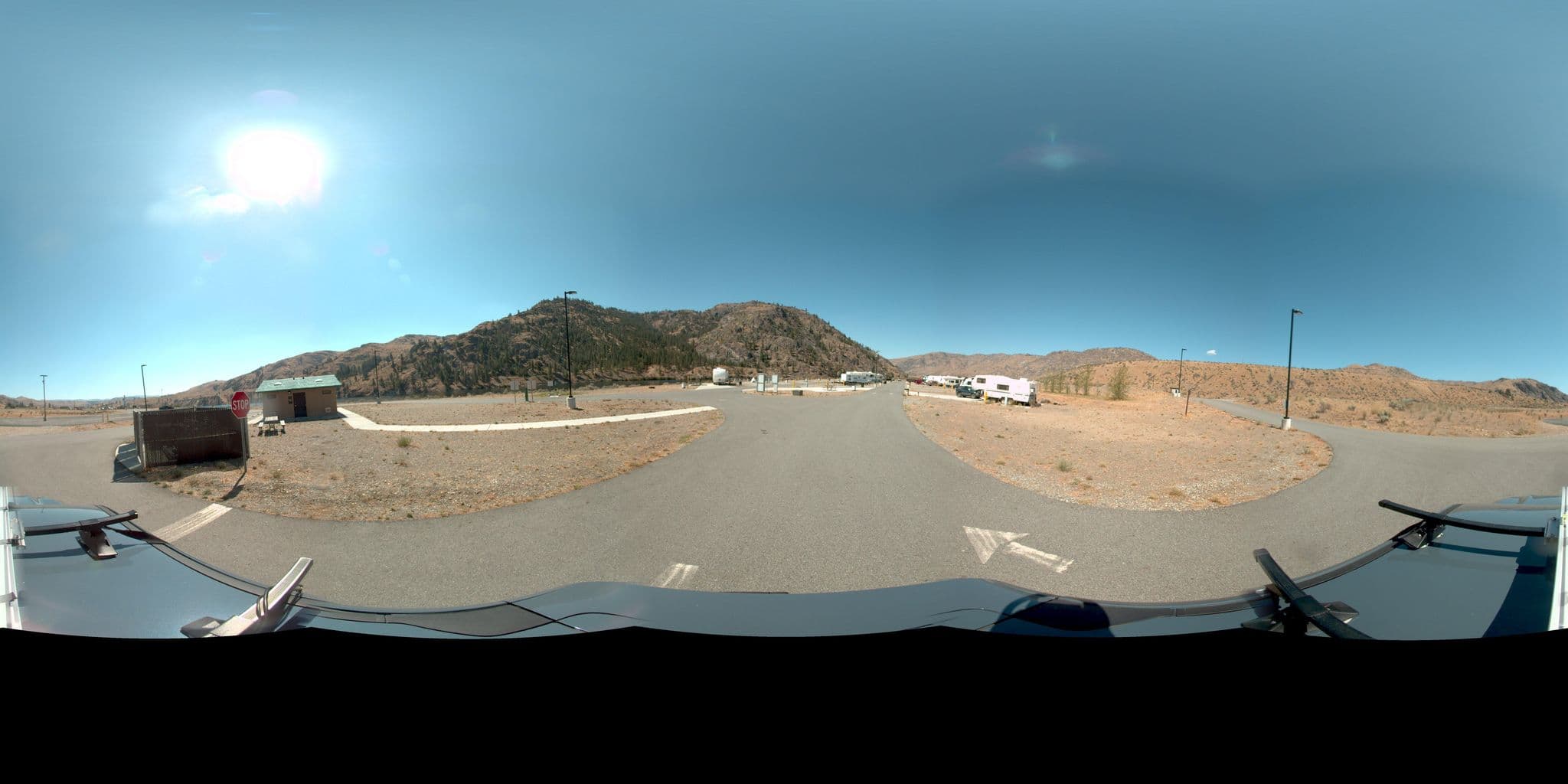 Street view near Net Pens Campground & RV Park, Coulee Dam — © rking (CC BY-SA · Mapillary)