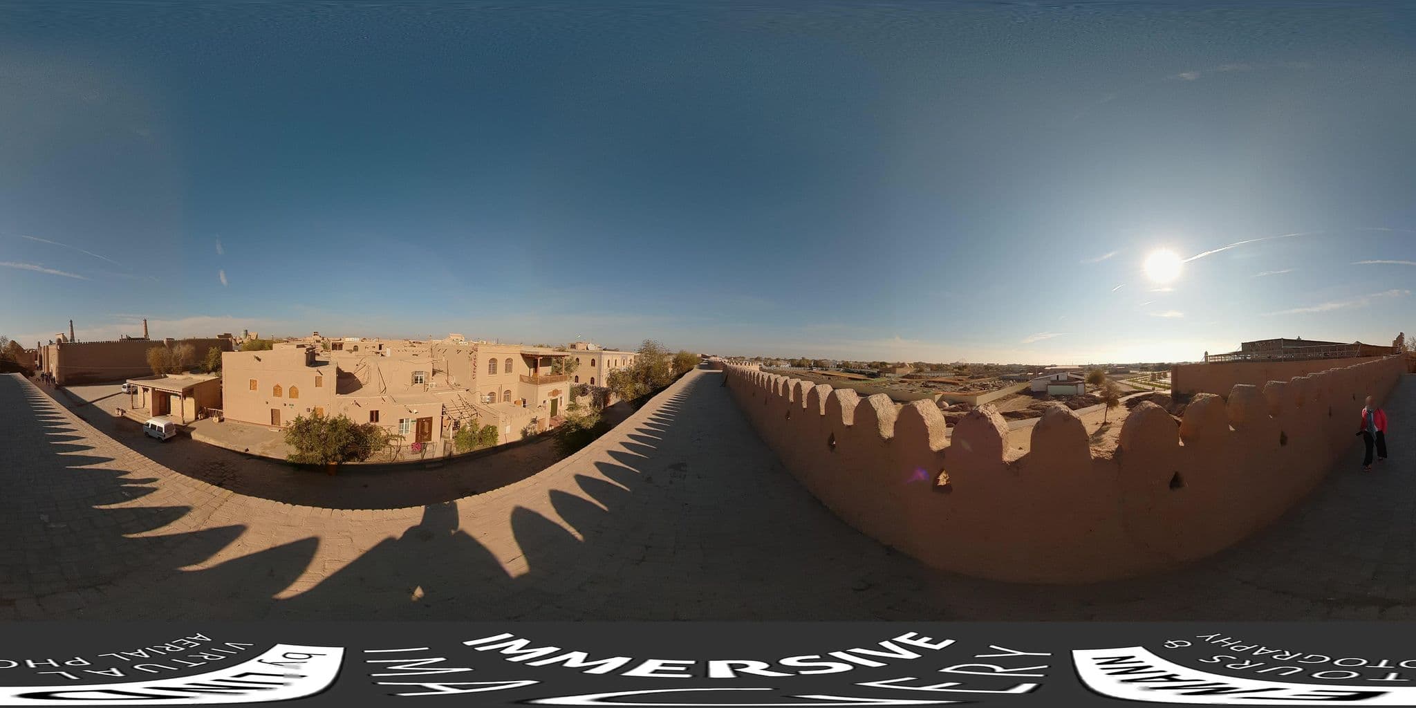 Street view near B&B Orzu, Xiva — © l1ndemann (CC BY-SA · Mapillary)