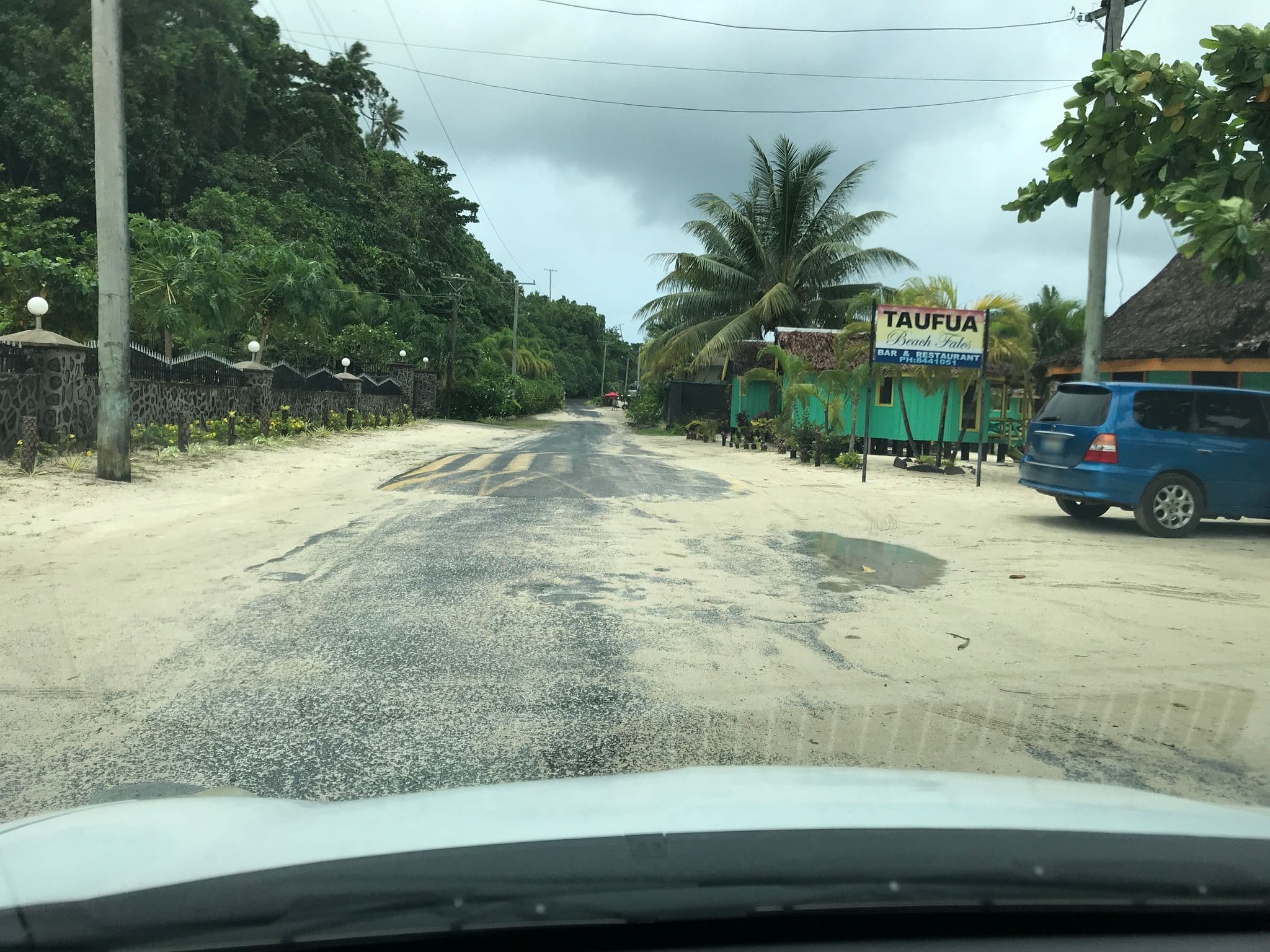 Street view near Taufua Beach Fales, Matavai — © naokiosaka (CC BY-SA · Mapillary)