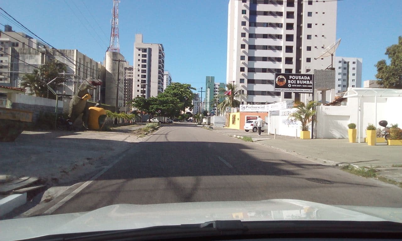 Street view near Pousada Tambaú, João Pessoa — © fredporto (CC BY-SA · Mapillary)