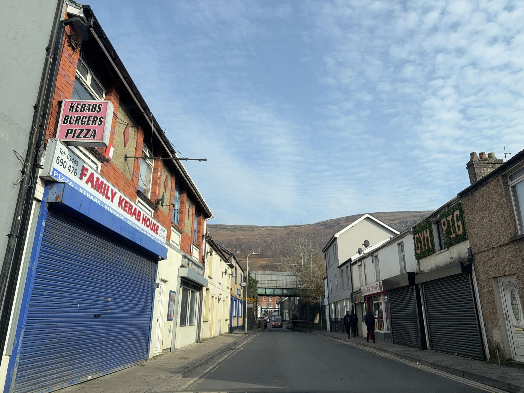 Street view near Belle Vue Hotel, Abercanaid — © editid (CC BY-SA · Mapillary)