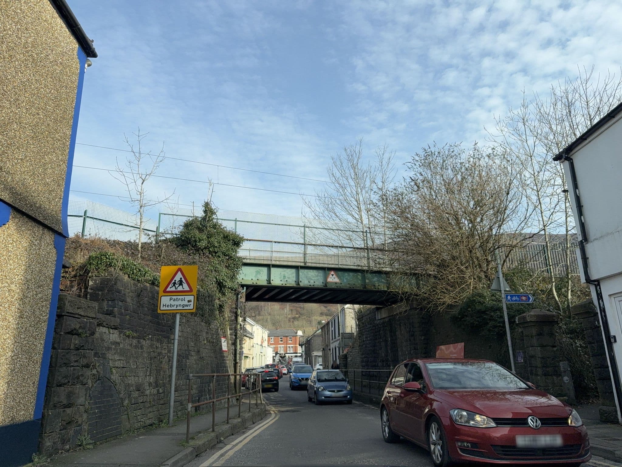 Street view near Angel Inn Ltd, Abercanaid — © editid (CC BY-SA · Mapillary)