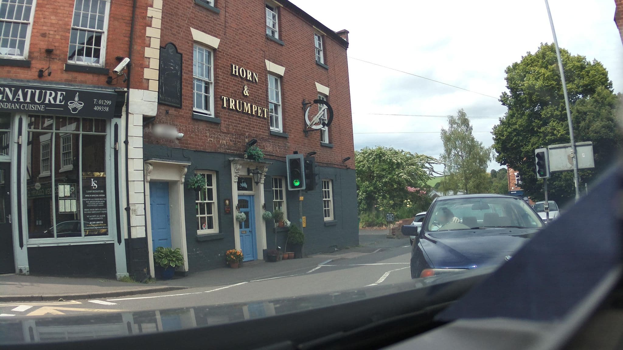 Street view near The Horn & Trumpet, Bewdley — © southglos (CC BY-SA · Mapillary)