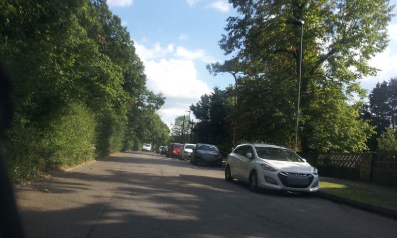 Street view near The Manor at Bickley, Bickley — © paulbiv (CC BY-SA · Mapillary)