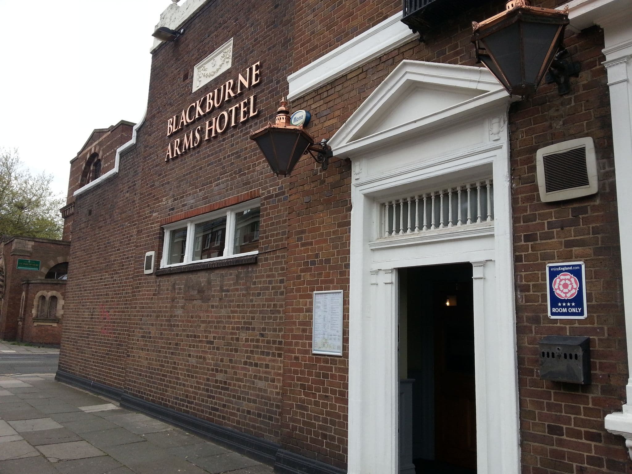 Street view near The Blackburne Arms Gastro Pub and Hotel, Toxteth — © thingomy (CC BY-SA · Mapillary)