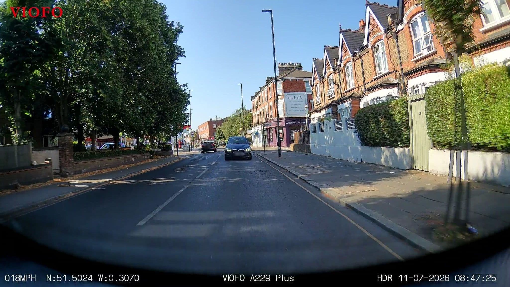 Street view near Aron Guest House - Double Room, Ealing Common — © RyanBush (CC BY-SA · Mapillary)