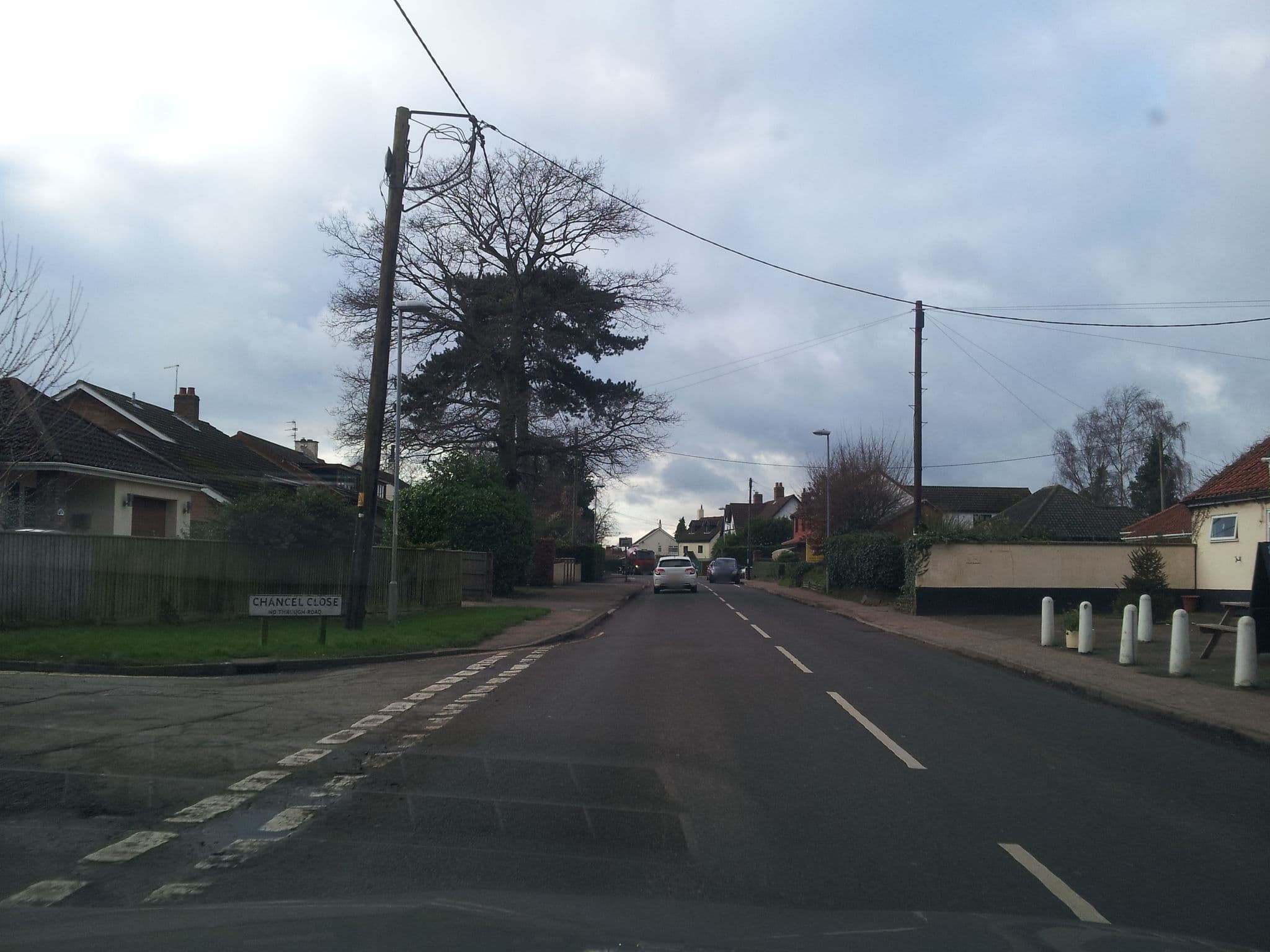 Street view near The Ram Inn, Brundall — © adam2 (CC BY-SA · Mapillary)