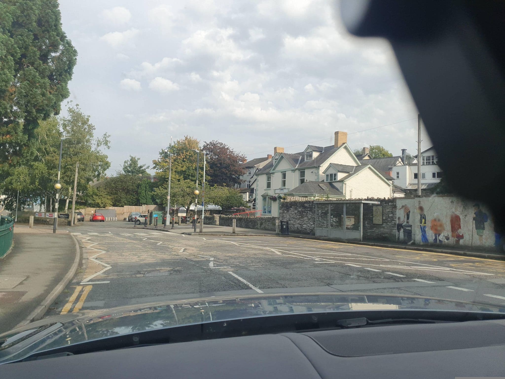 Street view near The Park, Builth Wells — © russmcd (CC BY-SA · Mapillary)