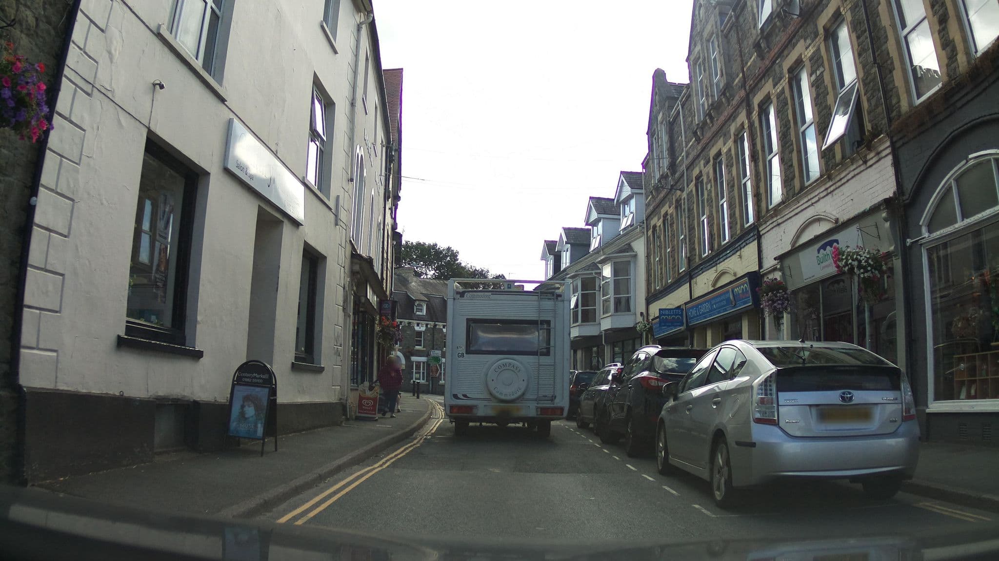 Street view near The Owls Guest House, Builth Wells — © southglos (CC BY-SA · Mapillary)