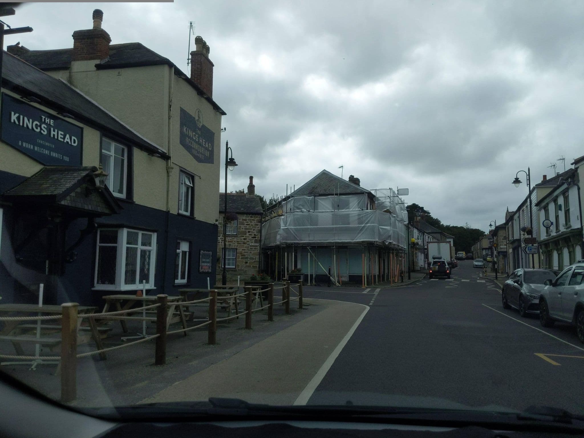 Street view near The King's Head, Chacewater — © WaggyDog (CC BY-SA · Mapillary)