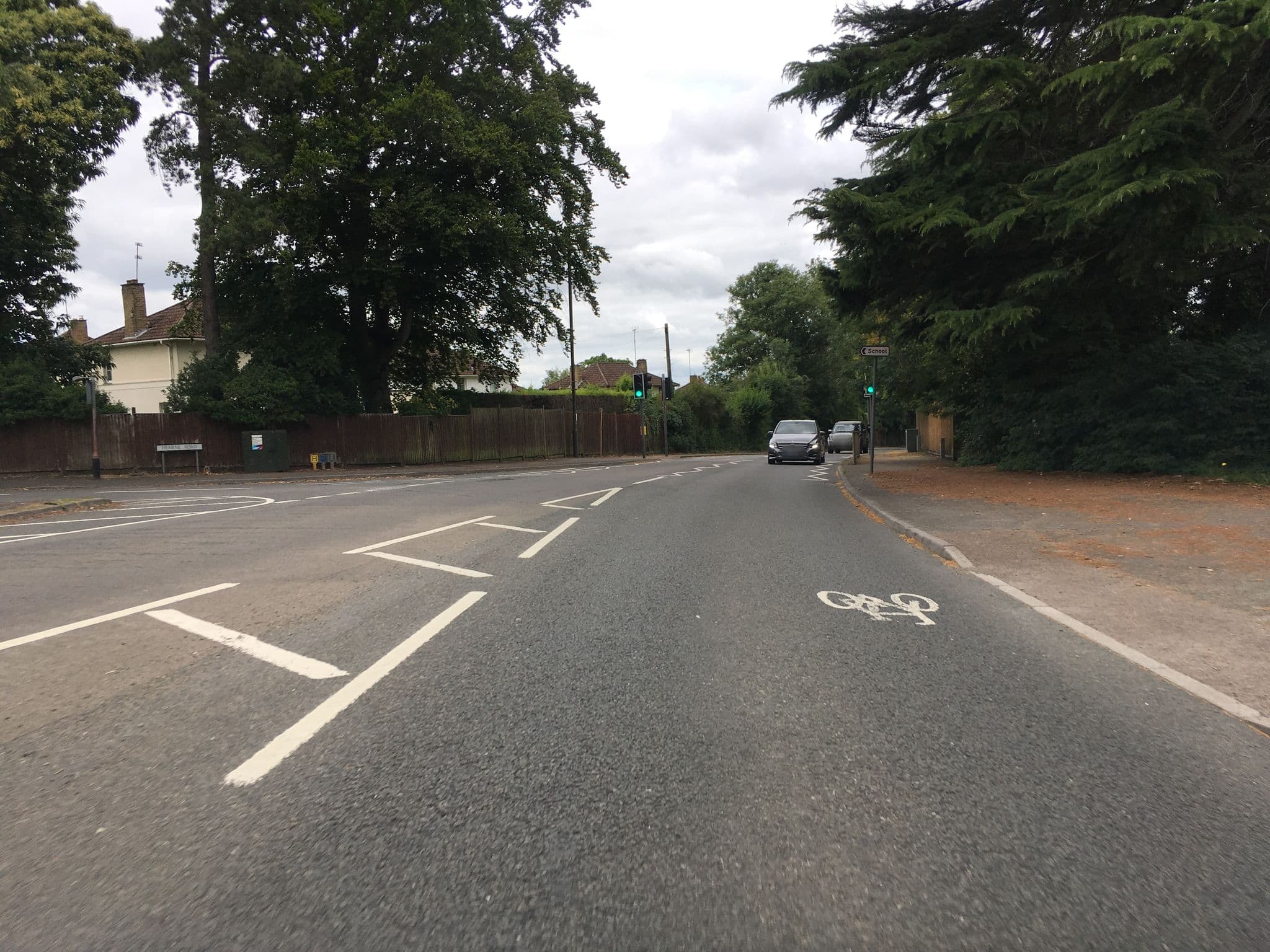 Street view near Hilden Lodge Hotel, Charlton Kings — © southglos (CC BY-SA · Mapillary)