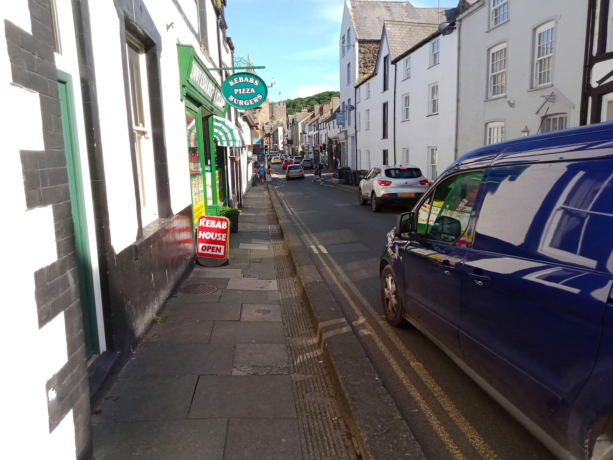 Street view near The Old Corner House, Conwy — © annekaro (CC BY-SA · Mapillary)
