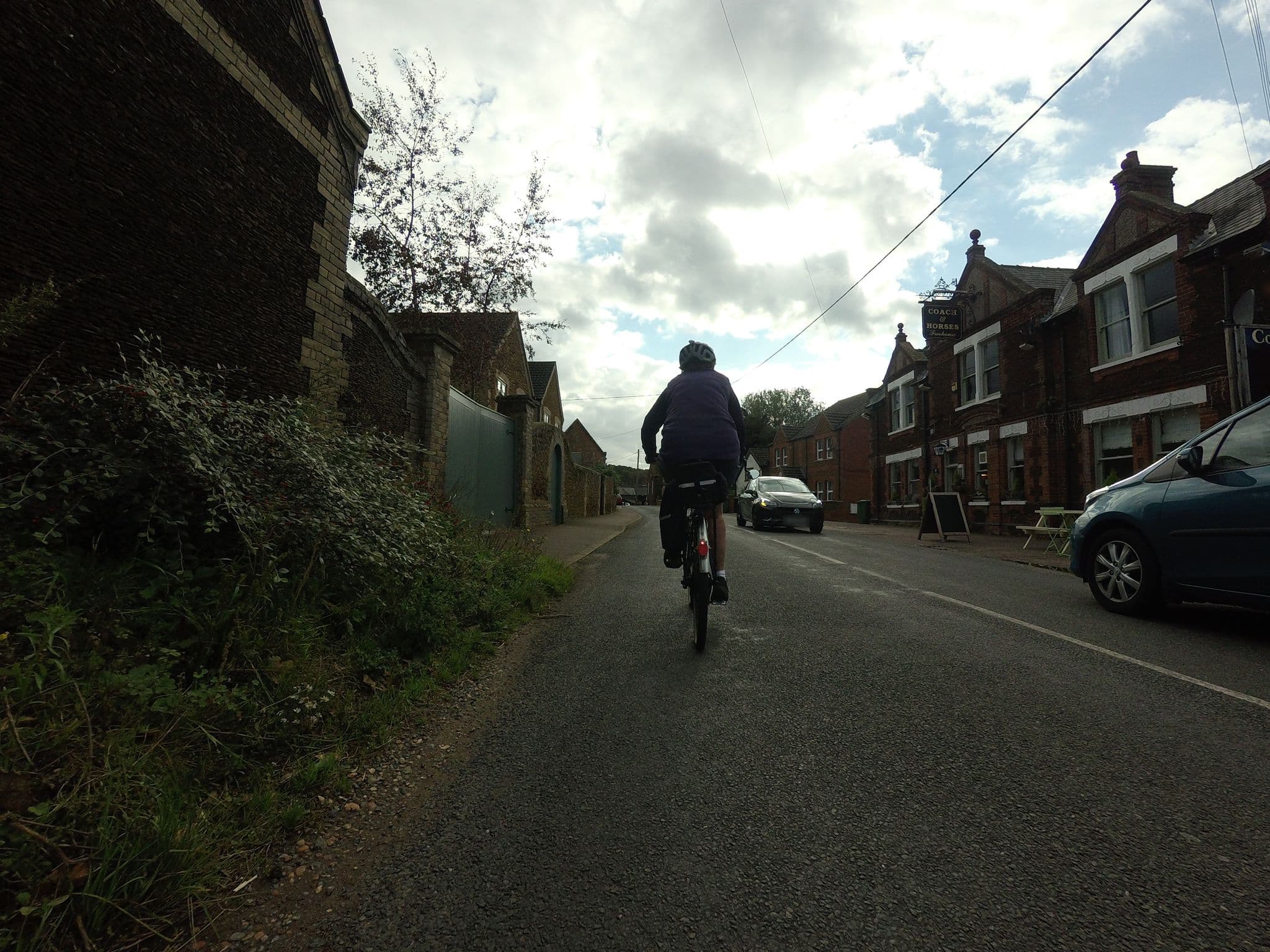 Street view near The Coach & Horses, Dersingham — © tallguy (CC BY-SA · Mapillary)