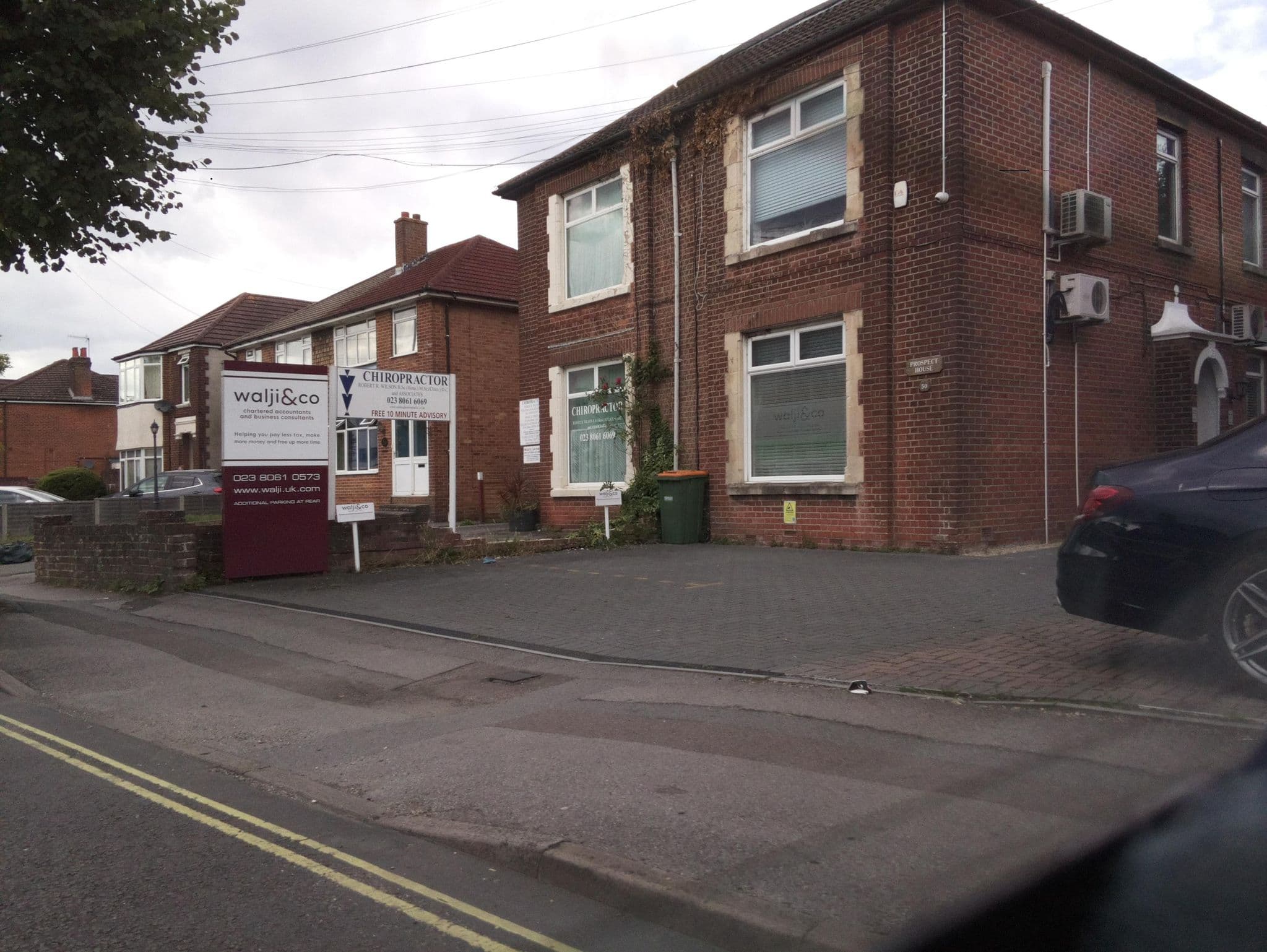 Street view near Beddoe Apartments (phone & book direct for best price and availability) Perfect for Contractors, Eastleigh — © southglos (CC BY-SA · Mapillary)
