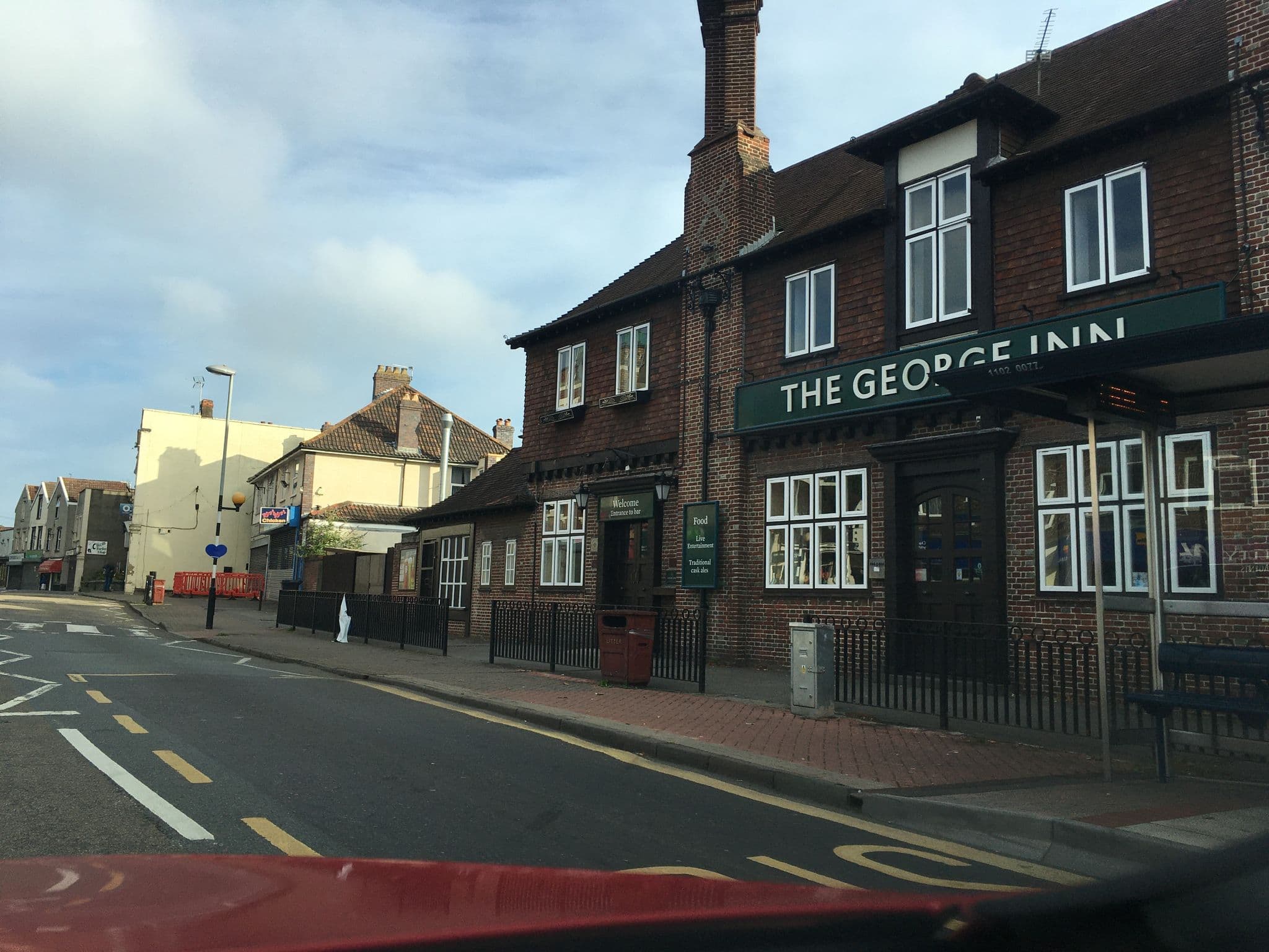 Street view near The George Inn, Easton-in-Gordano — © southglos (CC BY-SA · Mapillary)