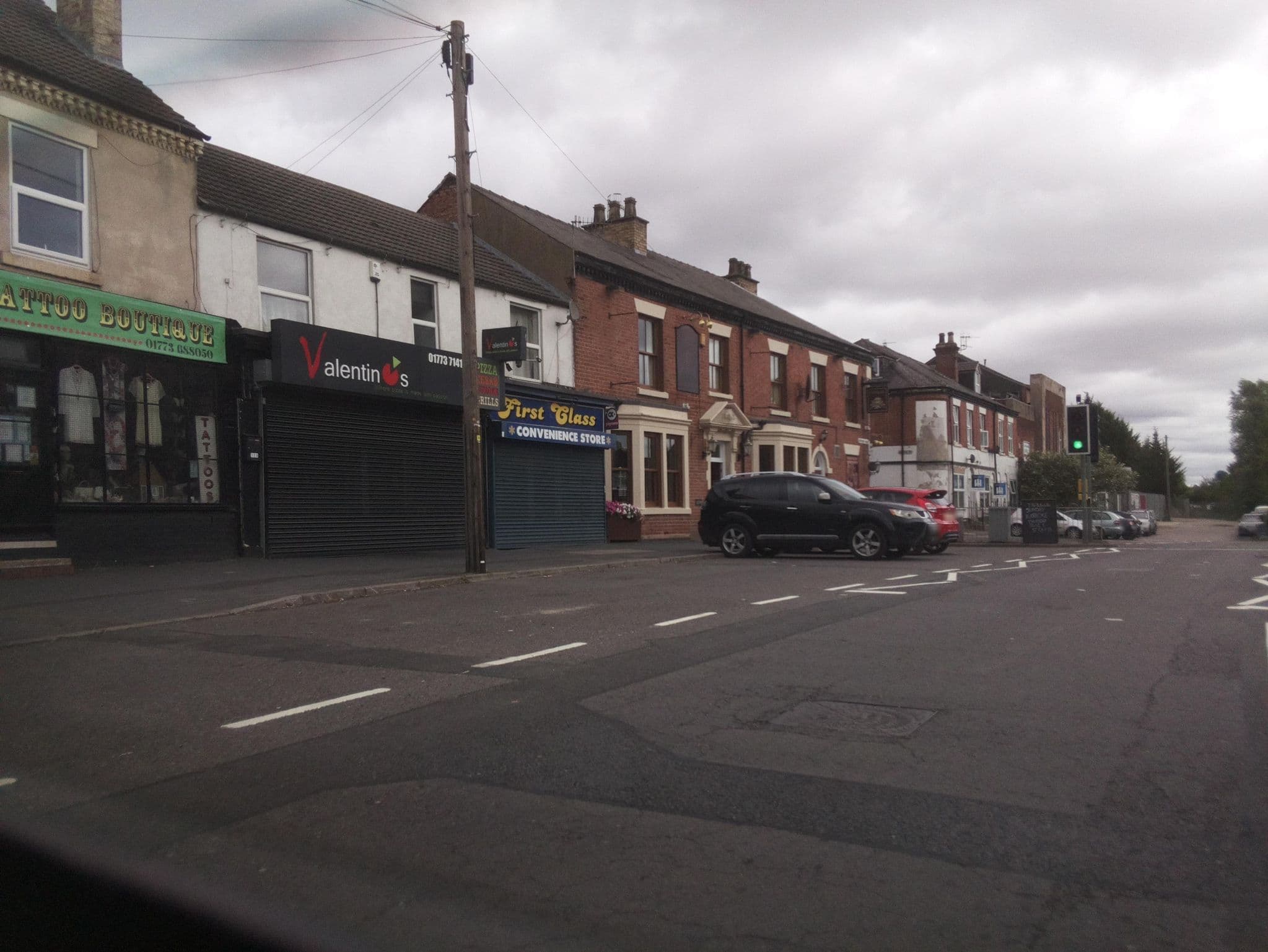 Street view near Inn The Middle, Heanor — © southglos (CC BY-SA · Mapillary)