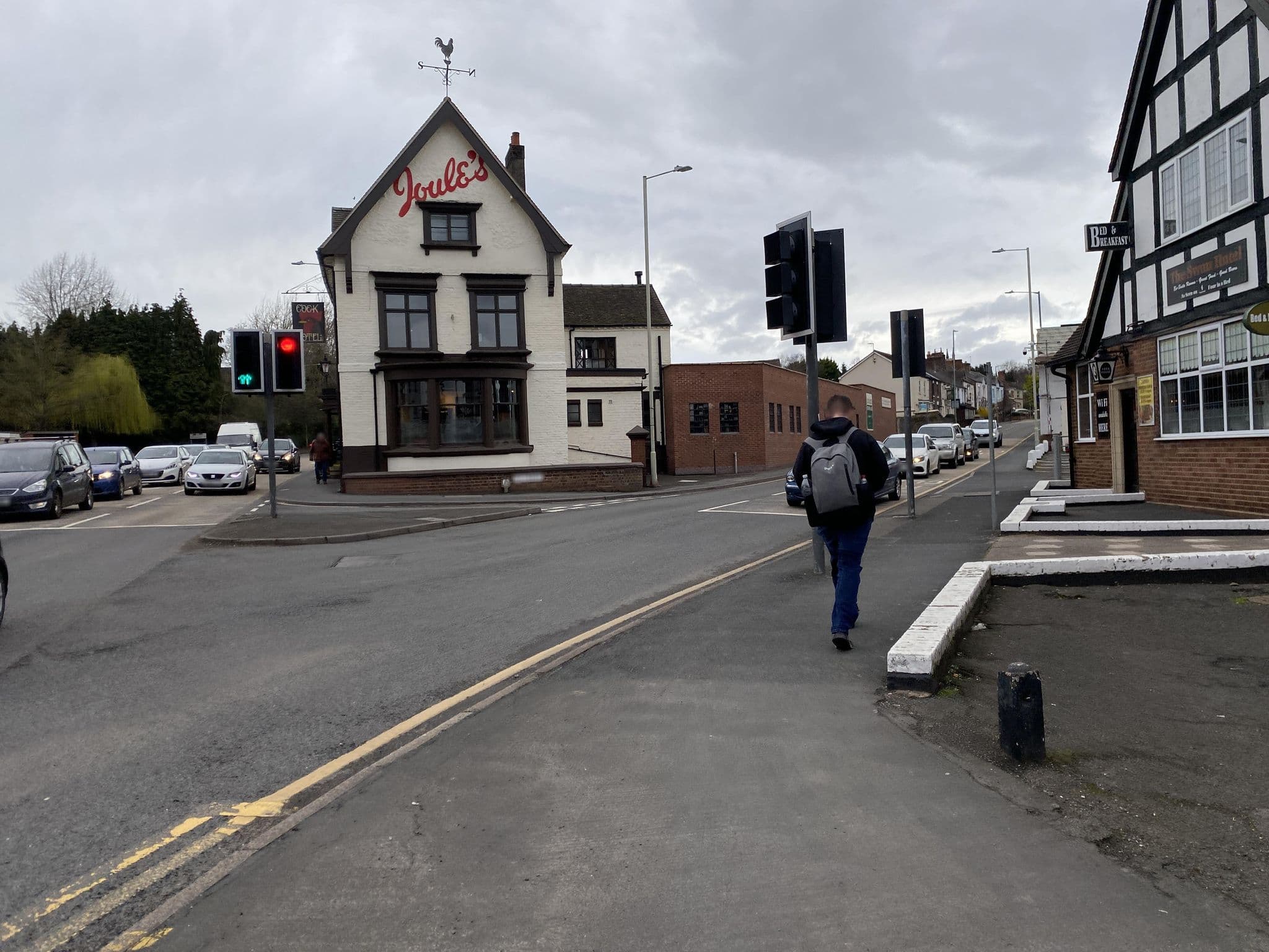 Street view near The Swan Hotel & Restaurant, Wellington — © JackW25 (CC BY-SA · Mapillary)