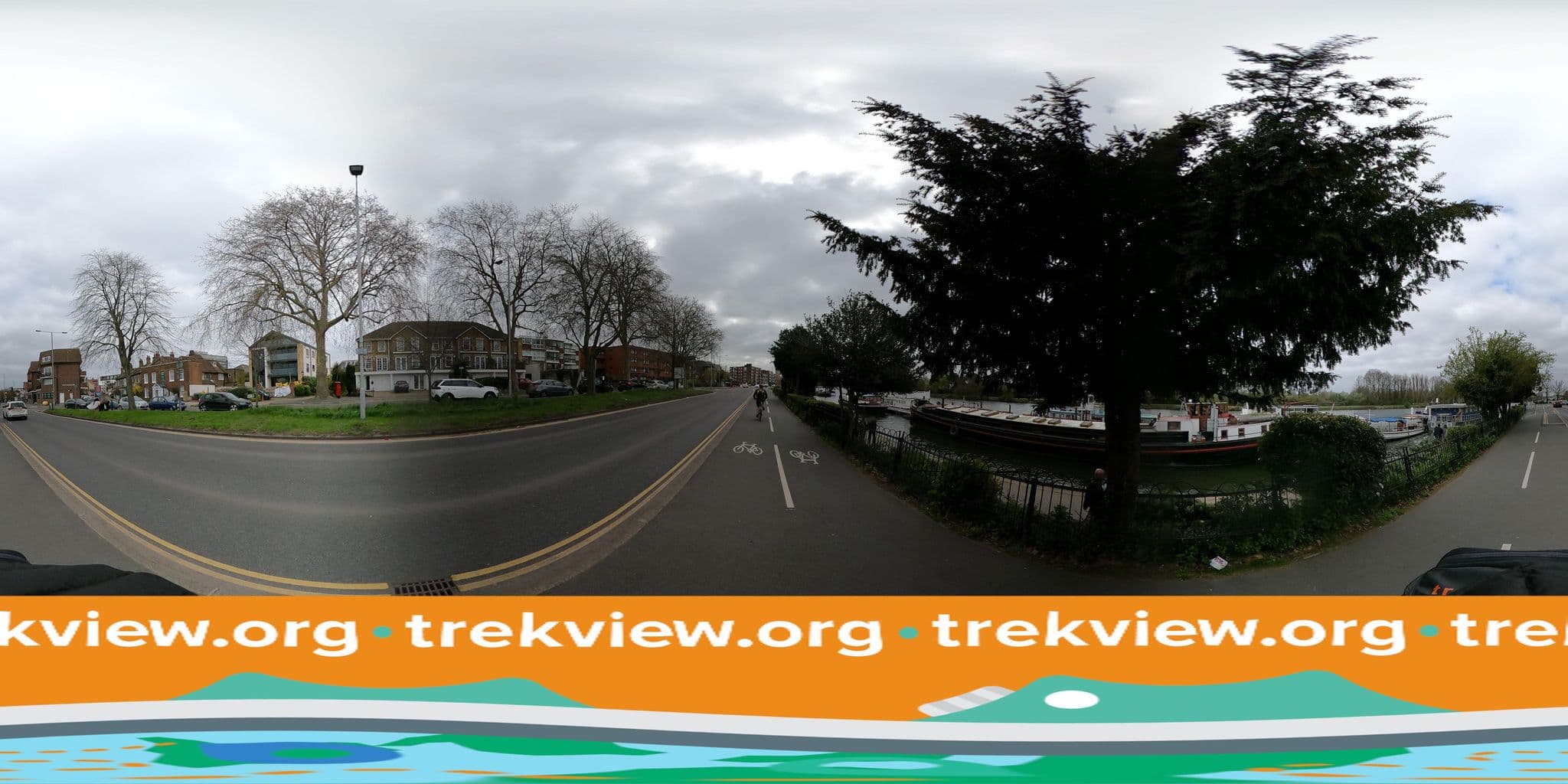 Street view near Hermes Hotel, Kingston upon Thames — © trekviewed (CC BY-SA · Mapillary)
