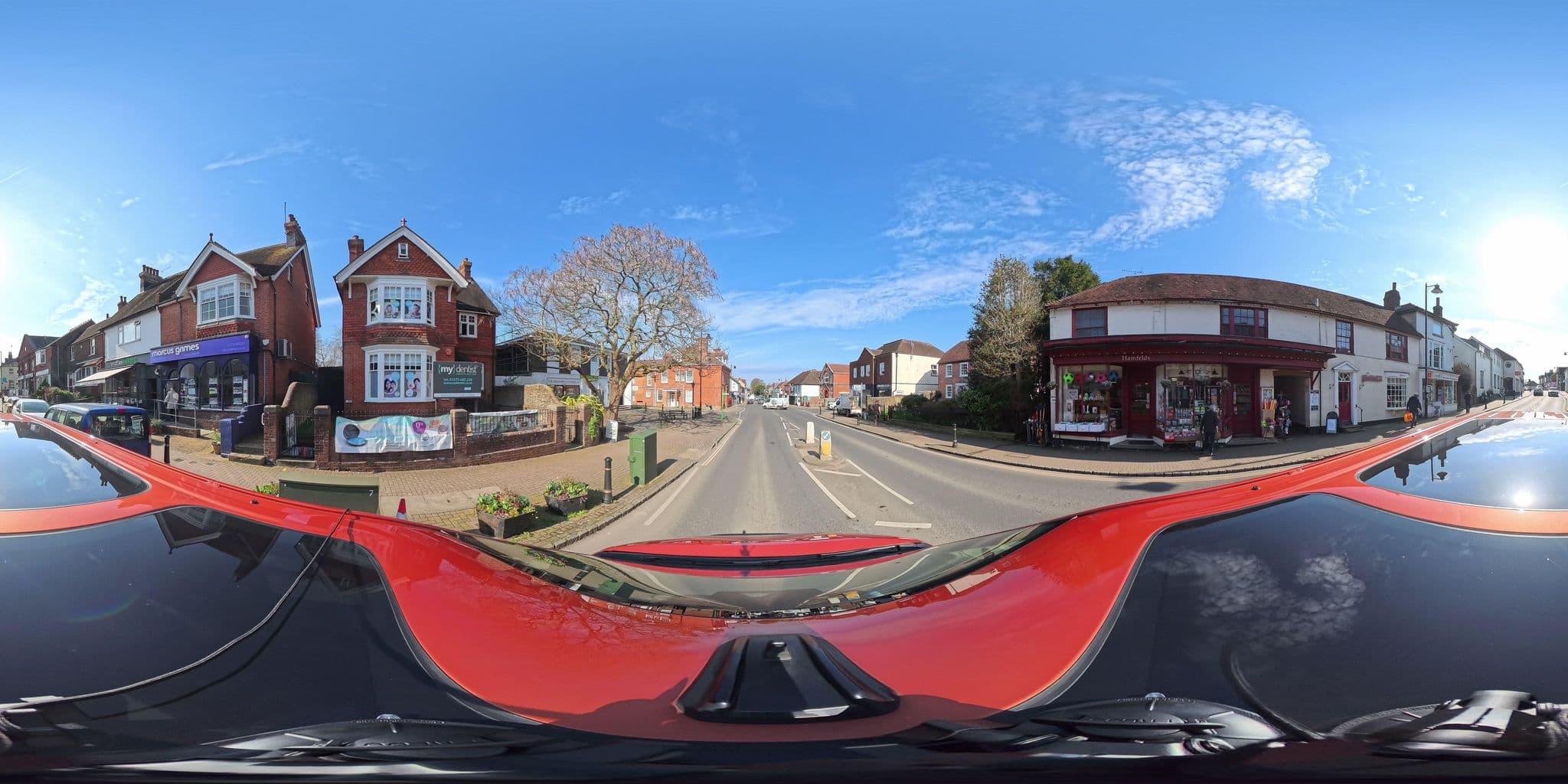 Street view near George Hotel, Henfield — © BlizzardBorn42Car (CC BY-SA · Mapillary)