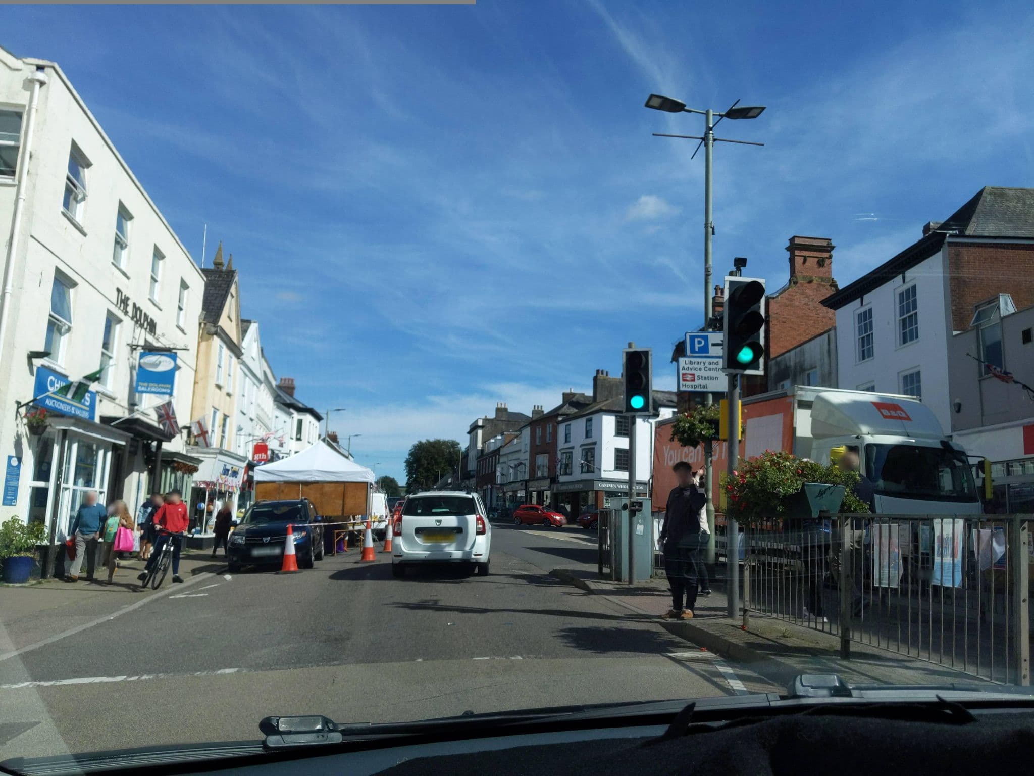 Street view near The Vine Inn, Honiton — © WaggyDog (CC BY-SA · Mapillary)