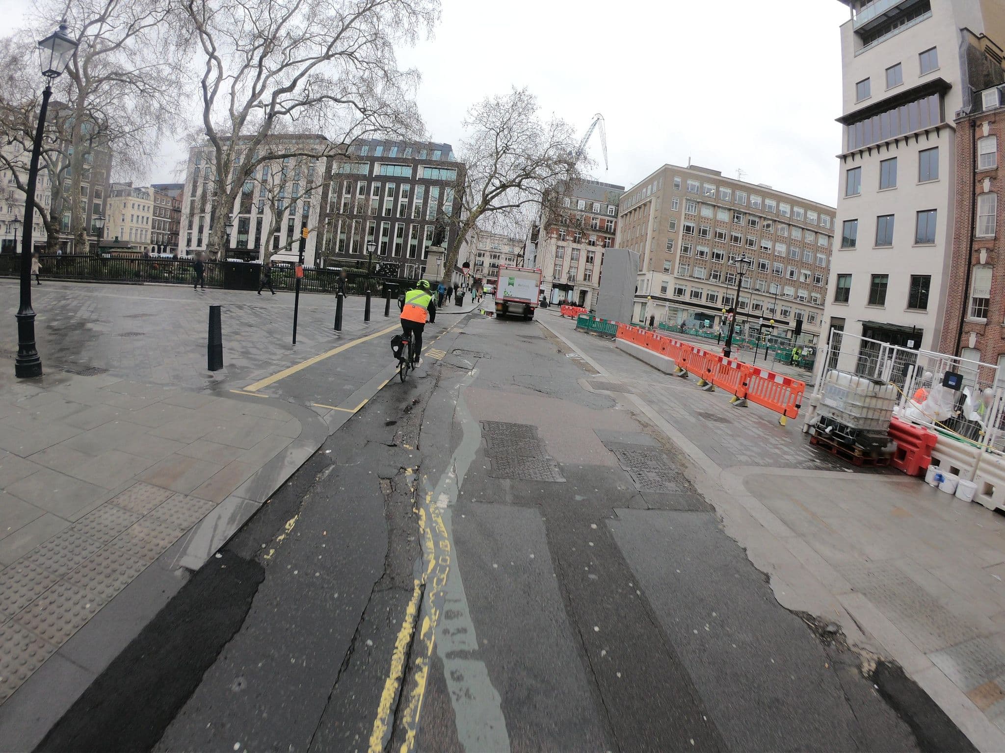 Street view near Mandarin Oriental Mayfair, London, West End — © cueditsmaps (CC BY-SA · Mapillary)