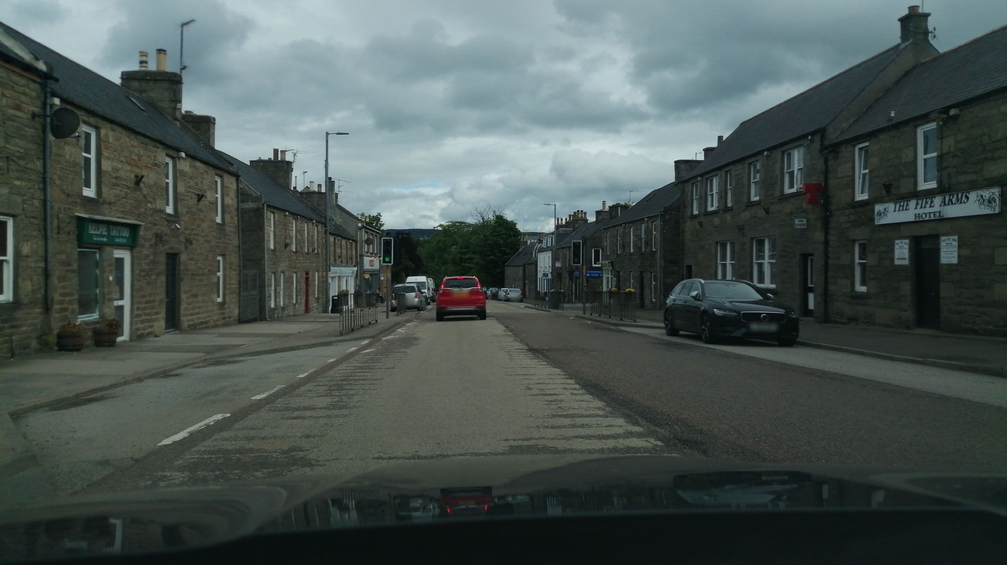 Street view near Fife Arms Hotel, Keith — © caz440 (CC BY-SA · Mapillary)