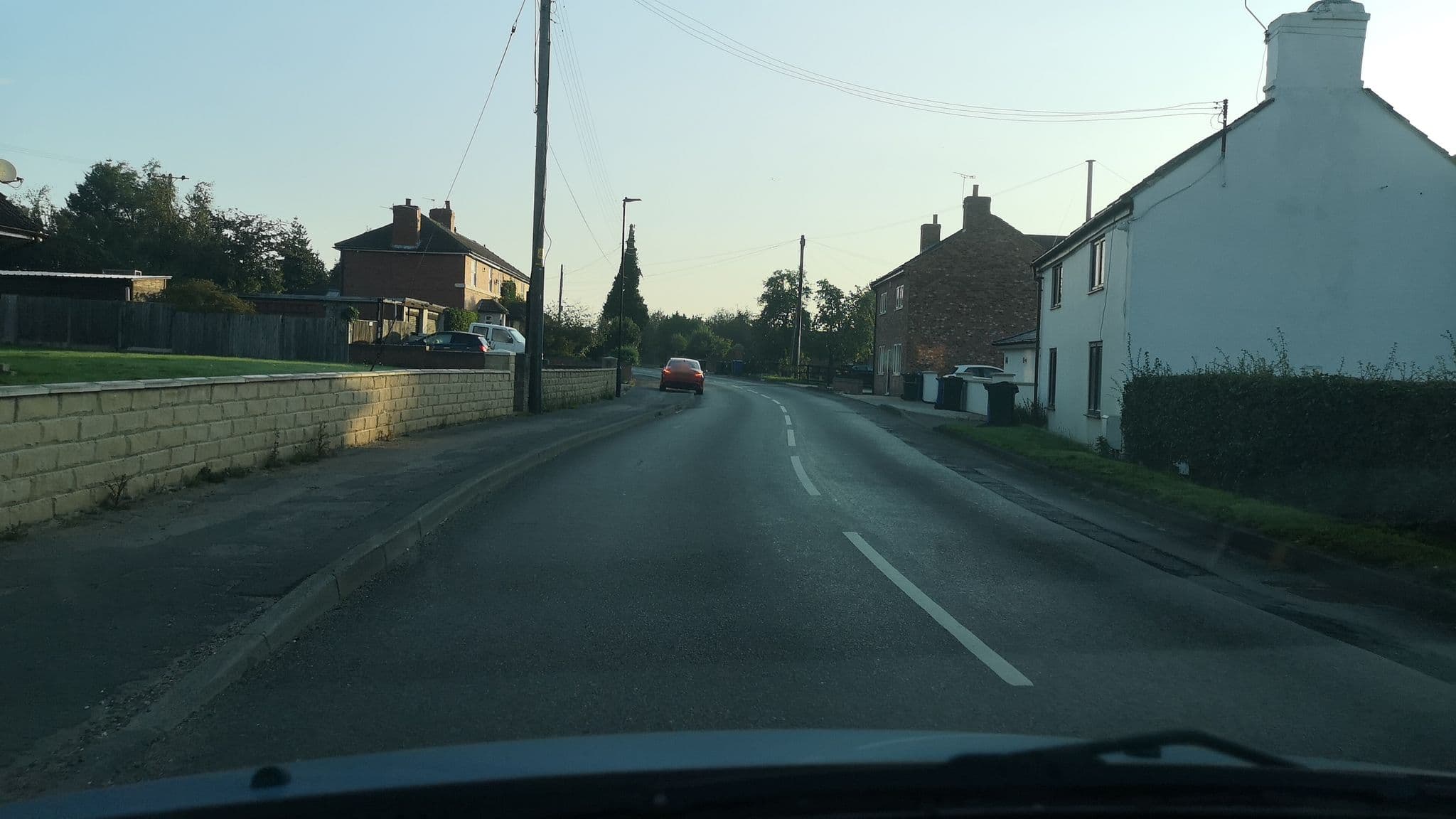Street view near Moss Croft Cottage, Mosscroft Lane, Stainforth — © cuttlebug (CC BY-SA · Mapillary)