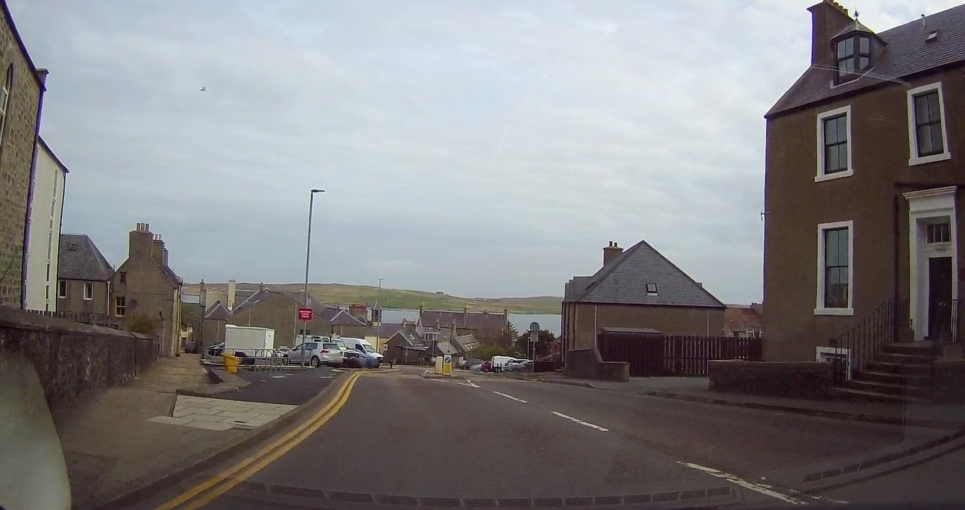 Street view near Varis House Bed & Breakfast, Lerwick — © tallguy (CC BY-SA · Mapillary)