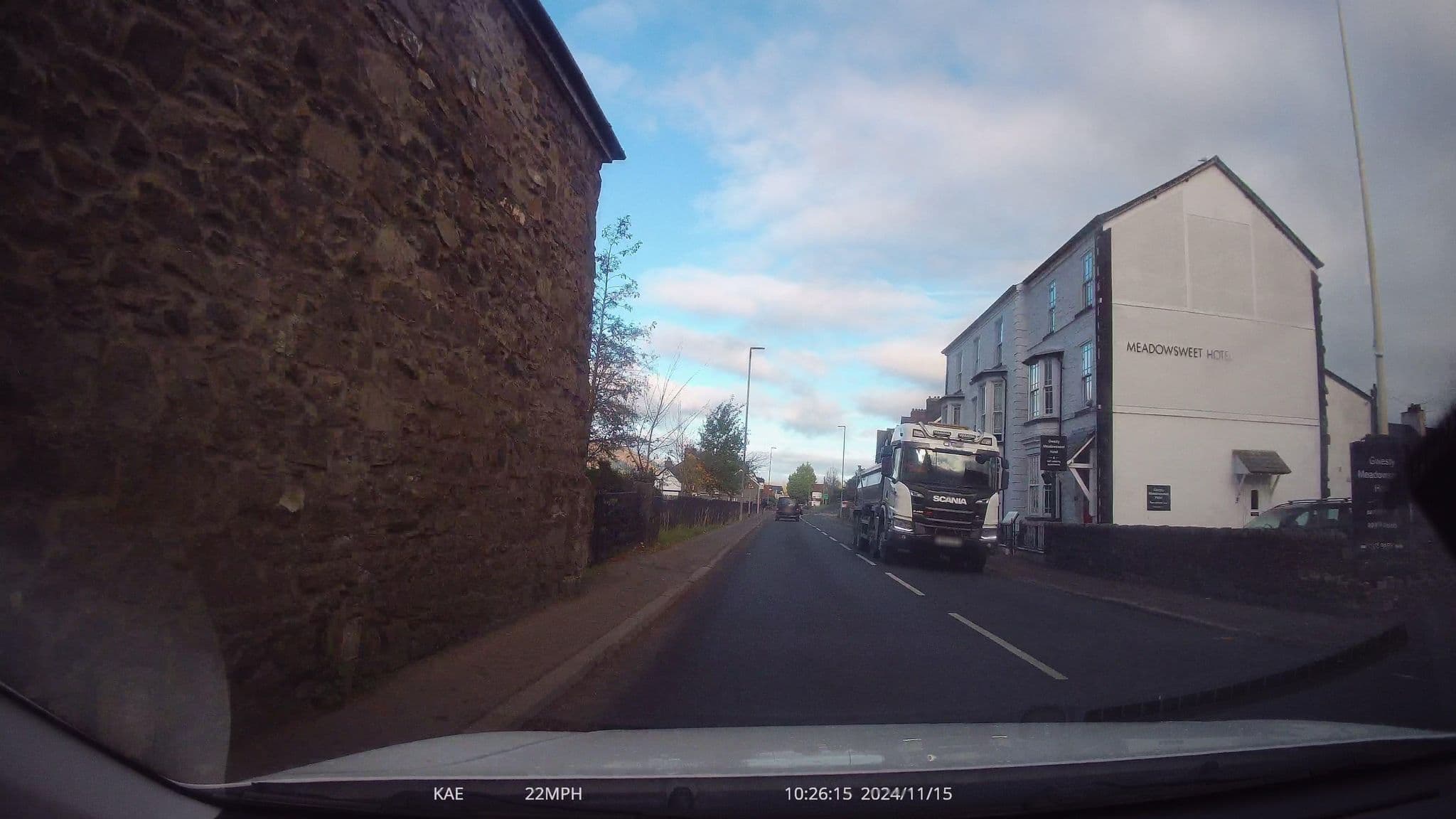 Street view near The Meadowsweet Hotel & self catering apartments, Llanrwst — © lamaar639 (CC BY-SA · Mapillary)