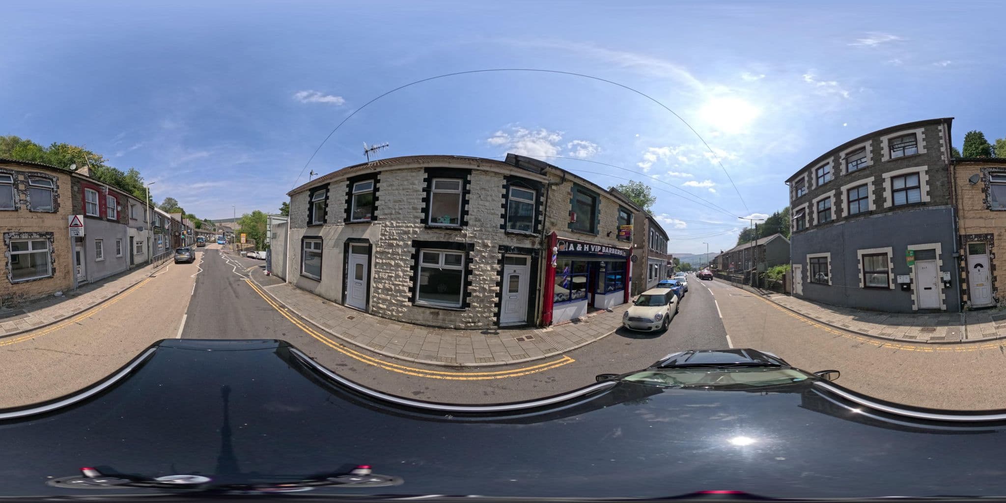 Street view near Bramble Cottage In The Wonderful Rhondda Valley by STAE-Homes, Rhondda — © MarksMap (CC BY-SA · Mapillary)