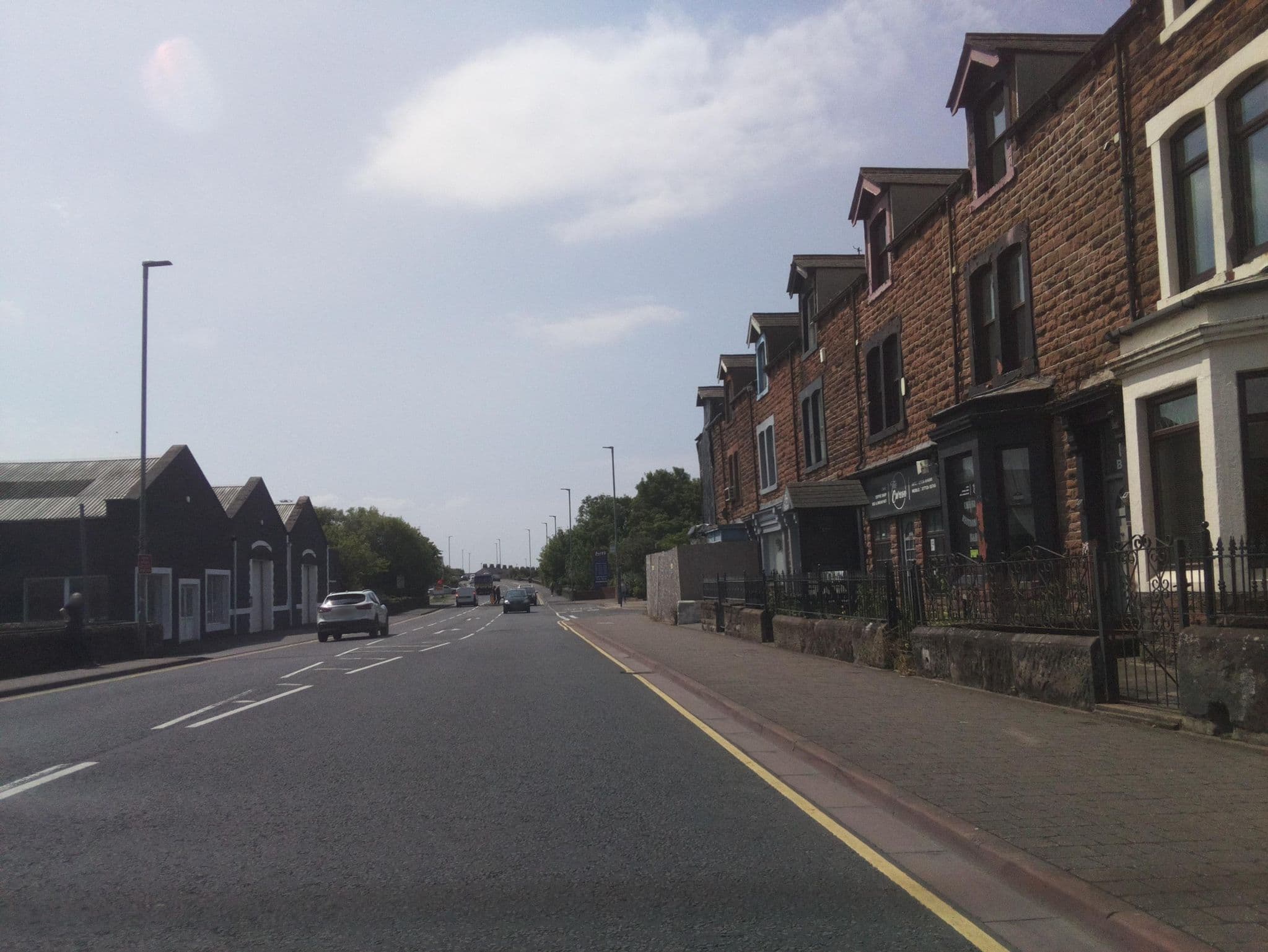 Street view near The Curzon B & B, Maryport — © southglos (CC BY-SA · Mapillary)