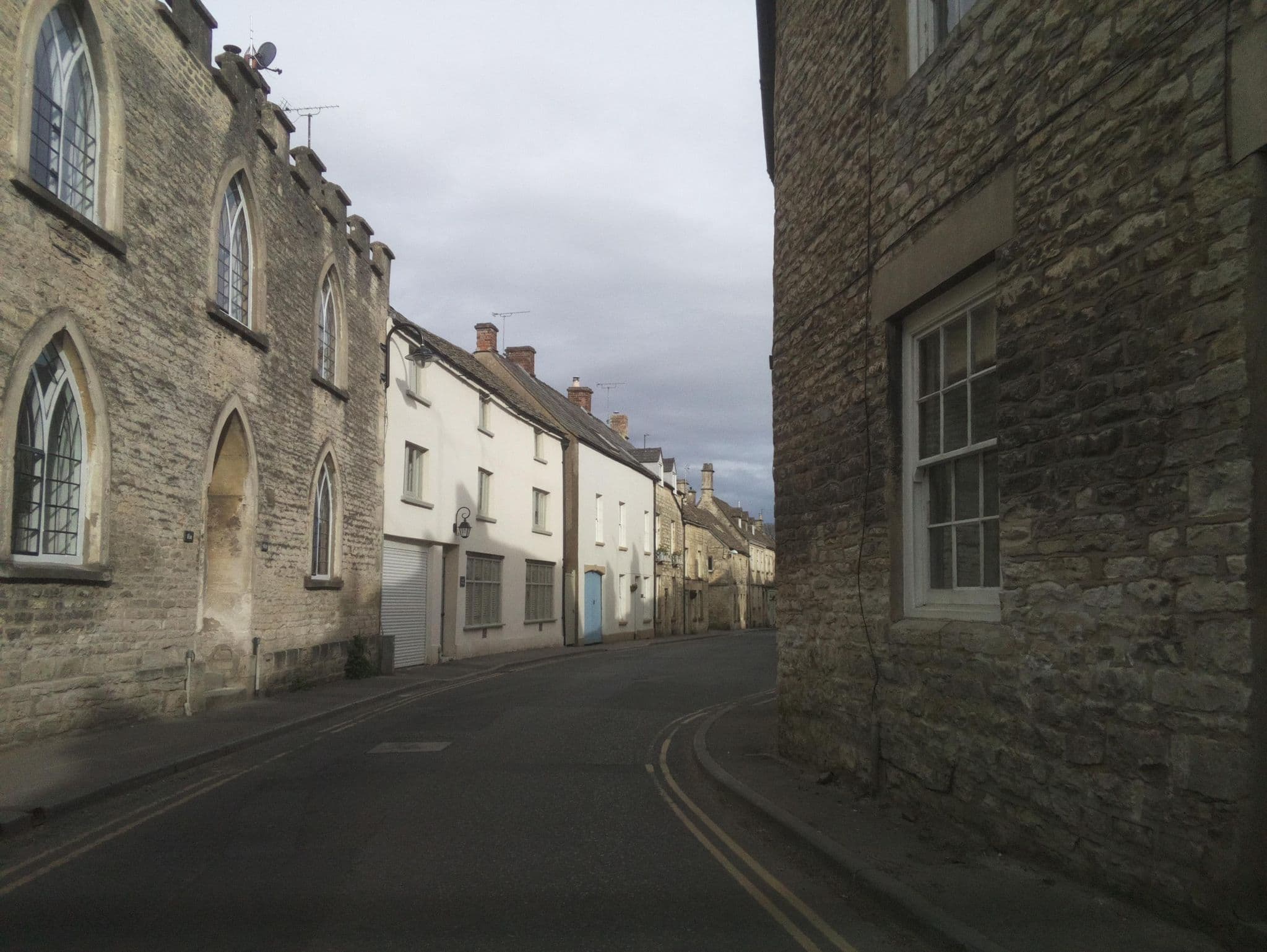 Street view near 2 Bed Cottage in Stroud, Minchinhampton — © southglos (CC BY-SA · Mapillary)