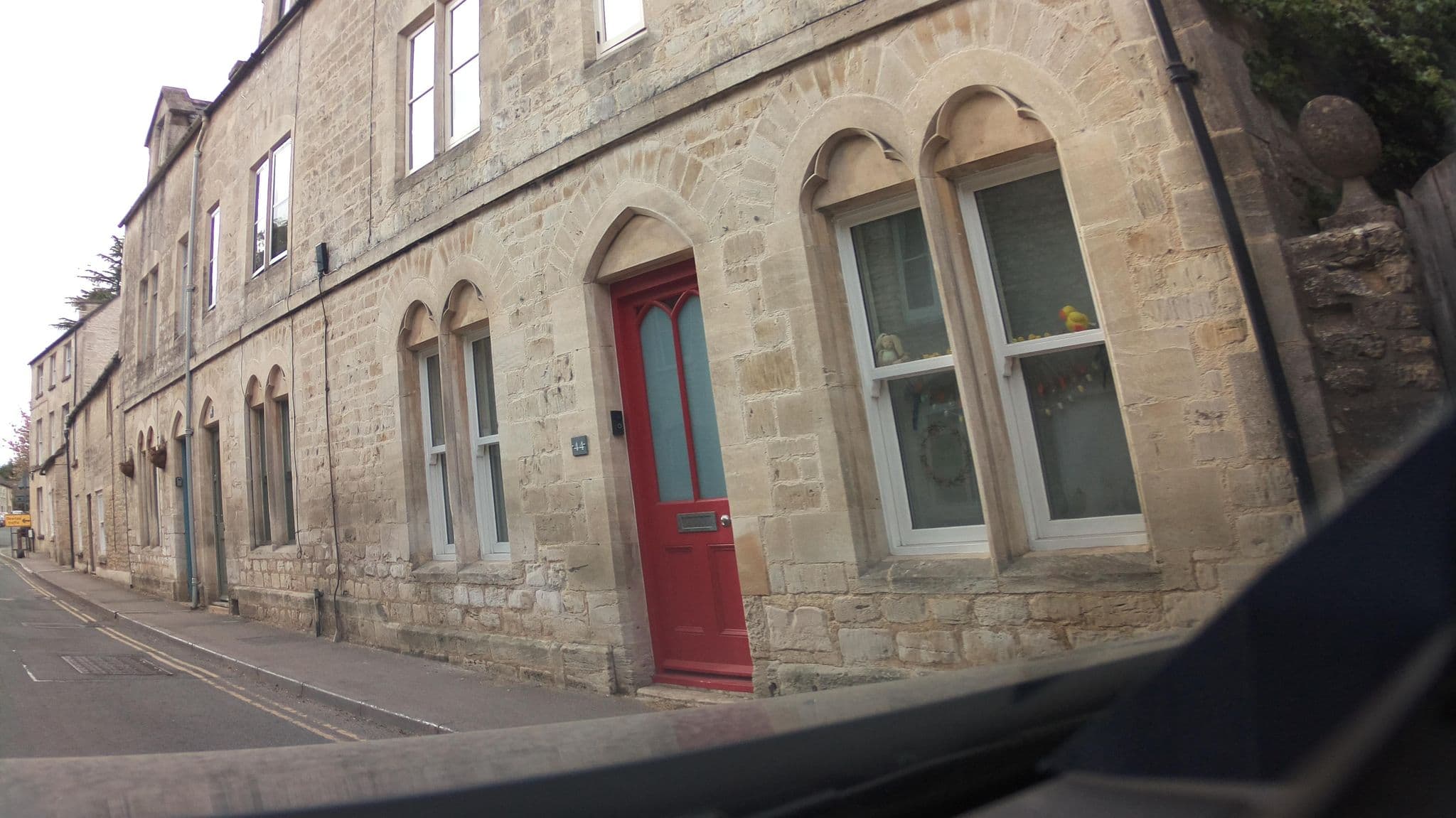 Street view near Weavers Cottage, Minchinhampton — © southglos (CC BY-SA · Mapillary)